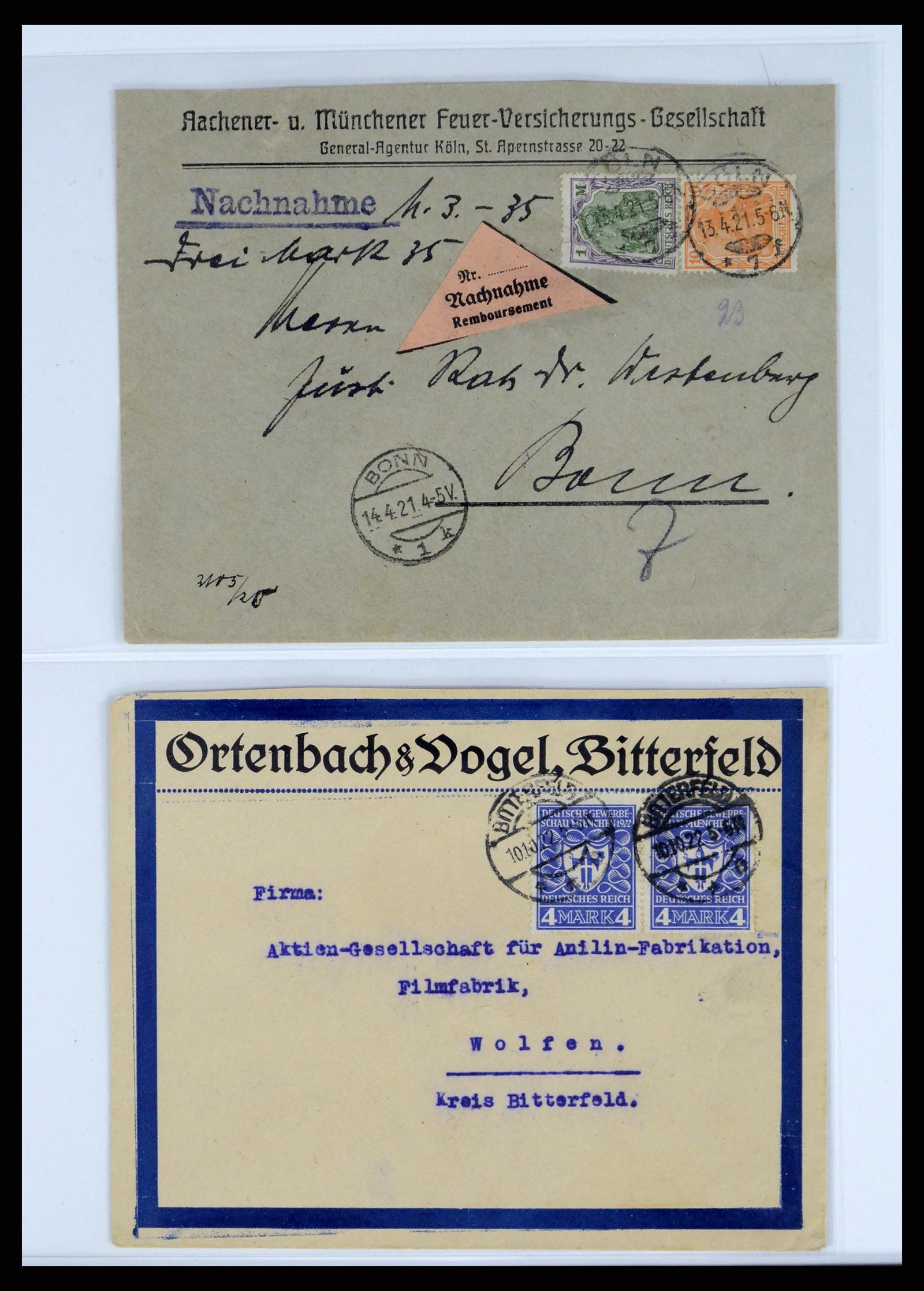 37633 057 - Stamp collection 37633 Germany covers 1870-1948.