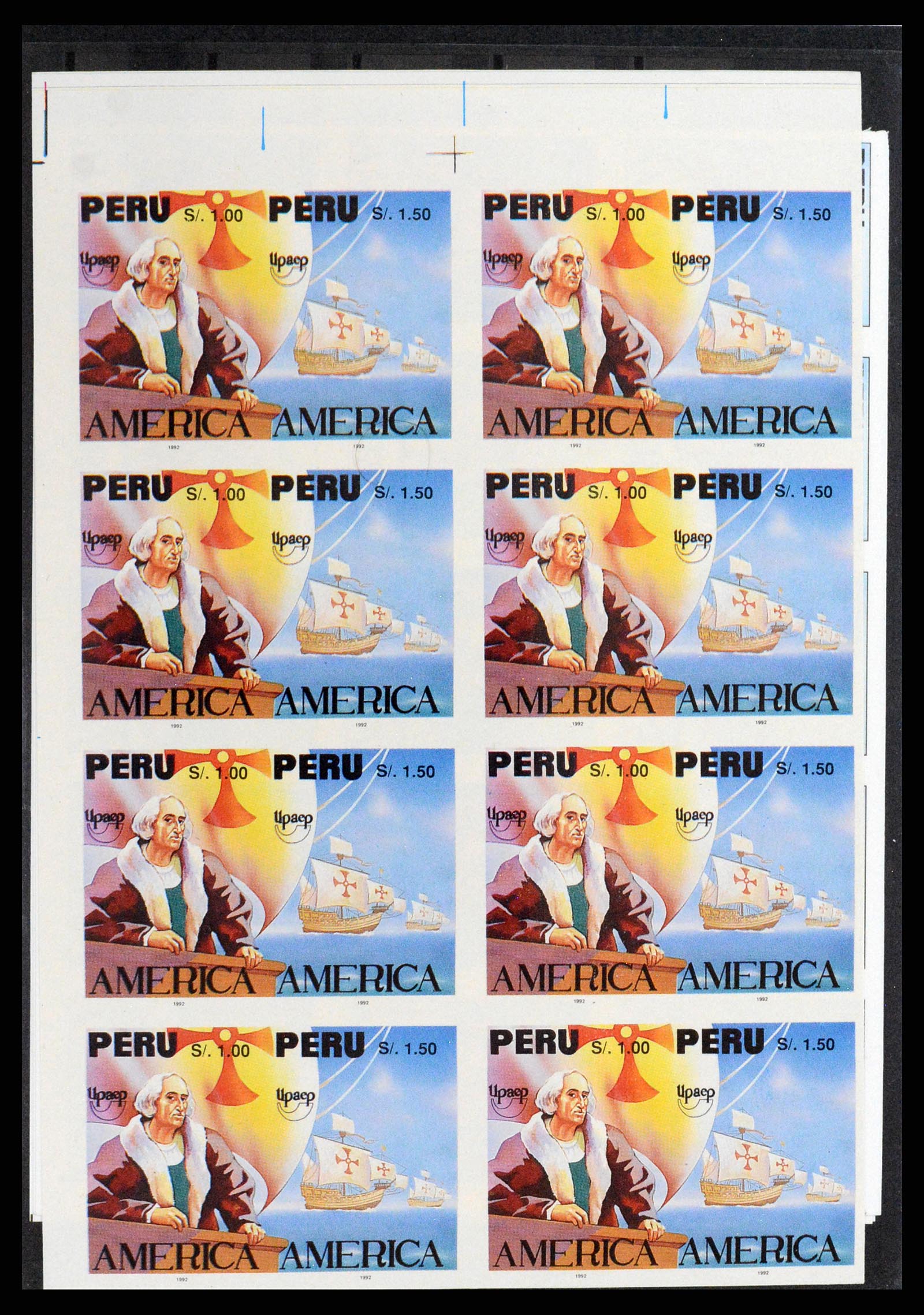 37634 003 - Postzegelverzameling 37634 Peru 1992-1993.
