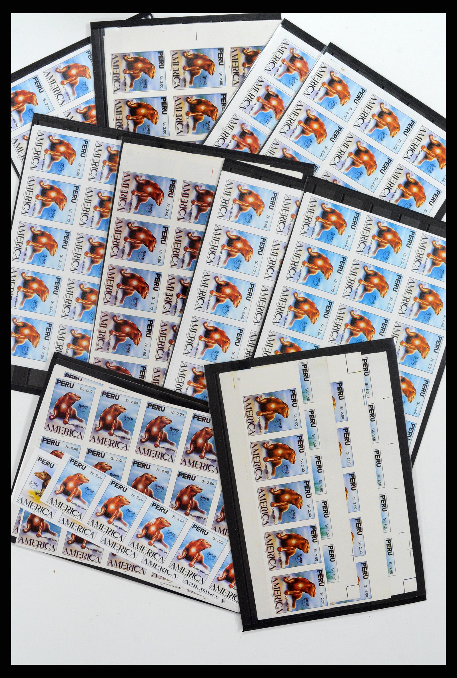 37634 007 - Postzegelverzameling 37634 Peru 1992-1993.