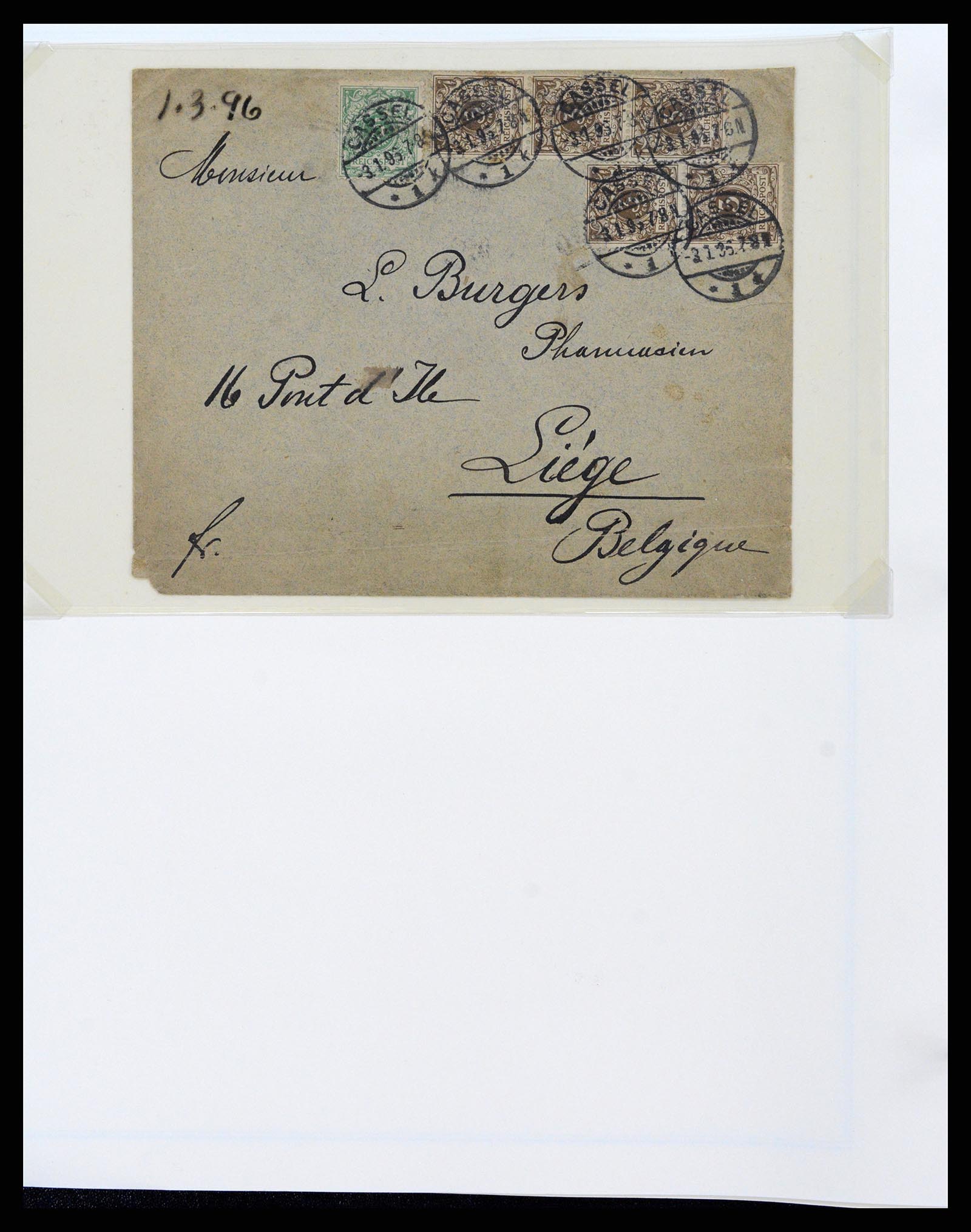 37635 004 - Postzegelverzameling 37635 Duitsland 1872-1968.