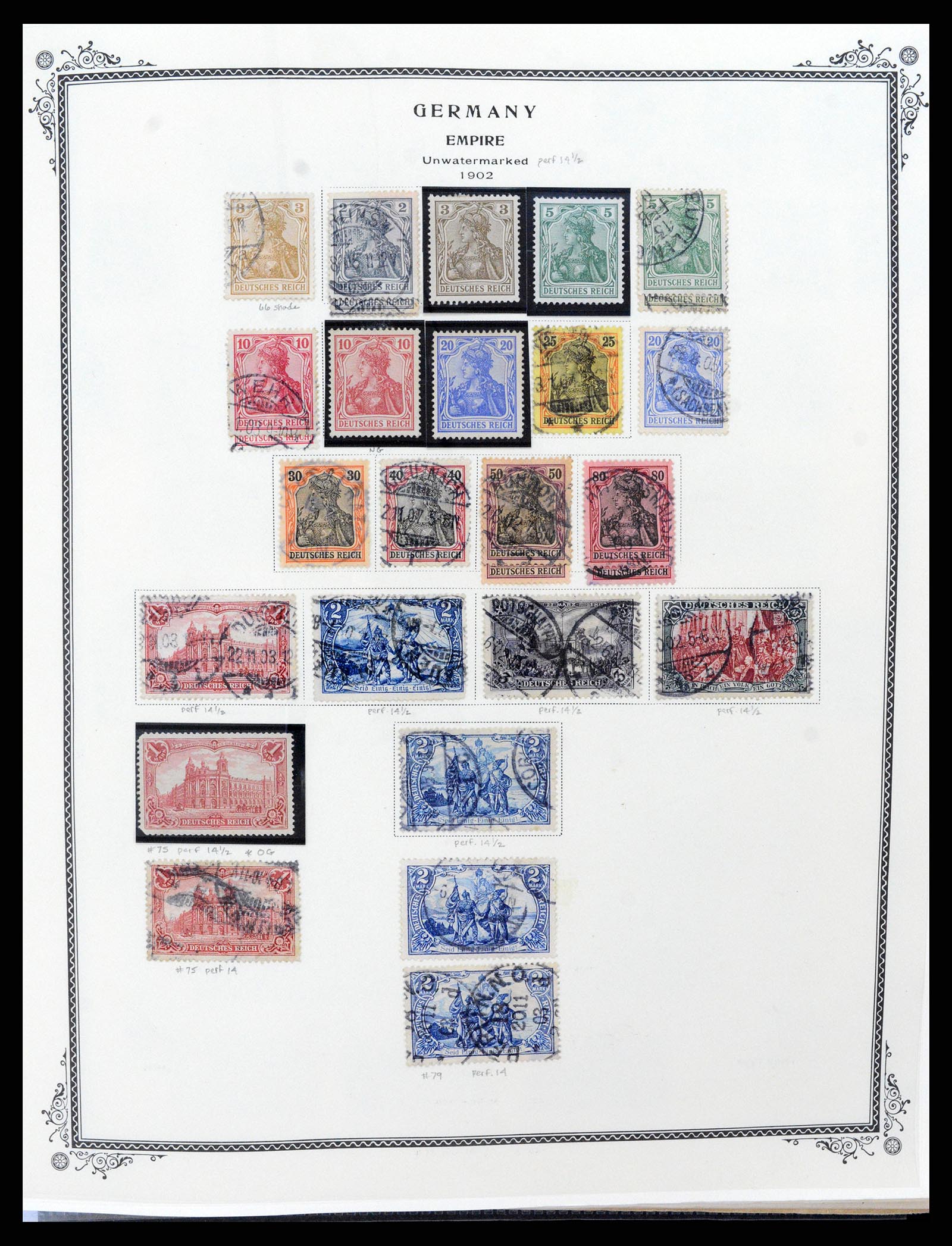 37635 008 - Postzegelverzameling 37635 Duitsland 1872-1968.