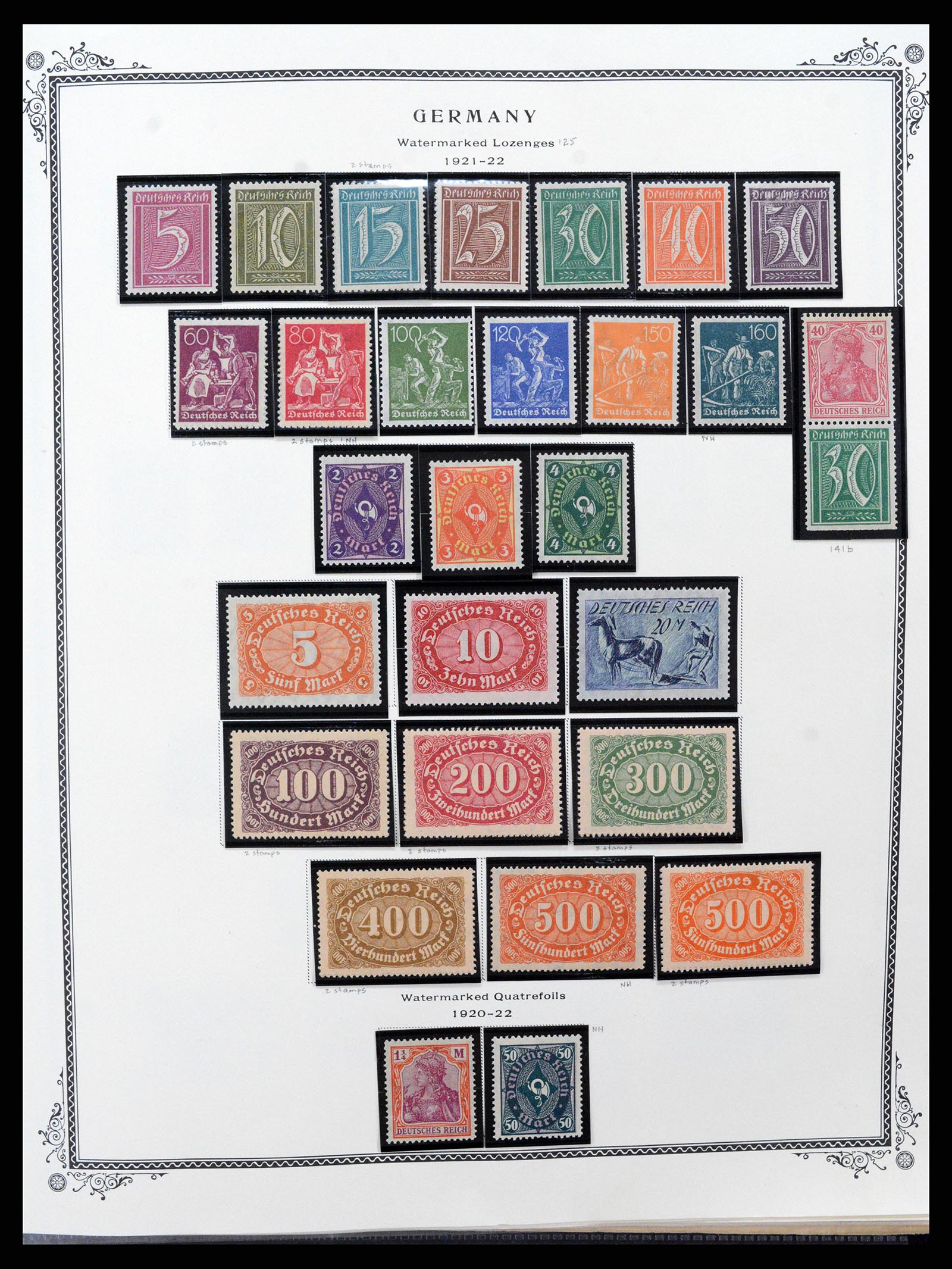 37635 015 - Postzegelverzameling 37635 Duitsland 1872-1968.