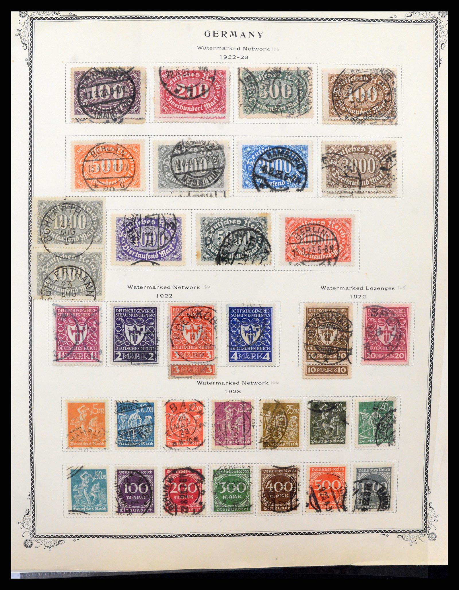 37635 021 - Stamp collection 37635 Germany 1872-1968.