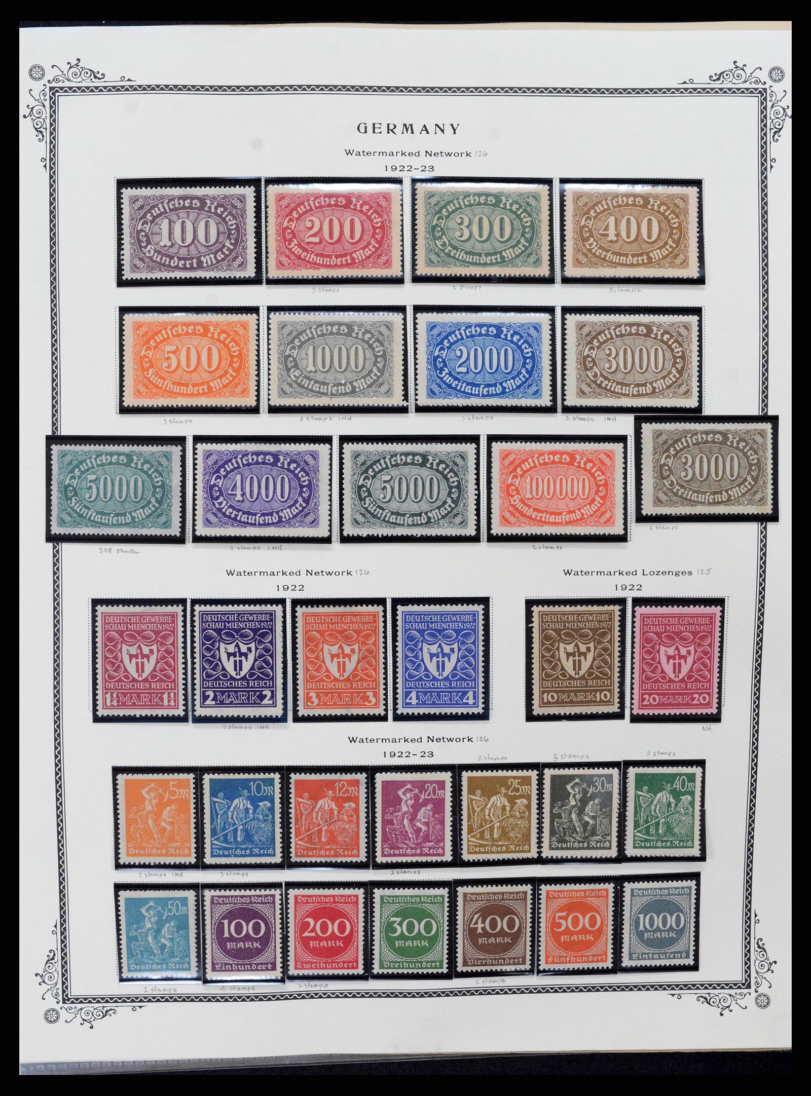 37635 026 - Stamp collection 37635 Germany 1872-1968.
