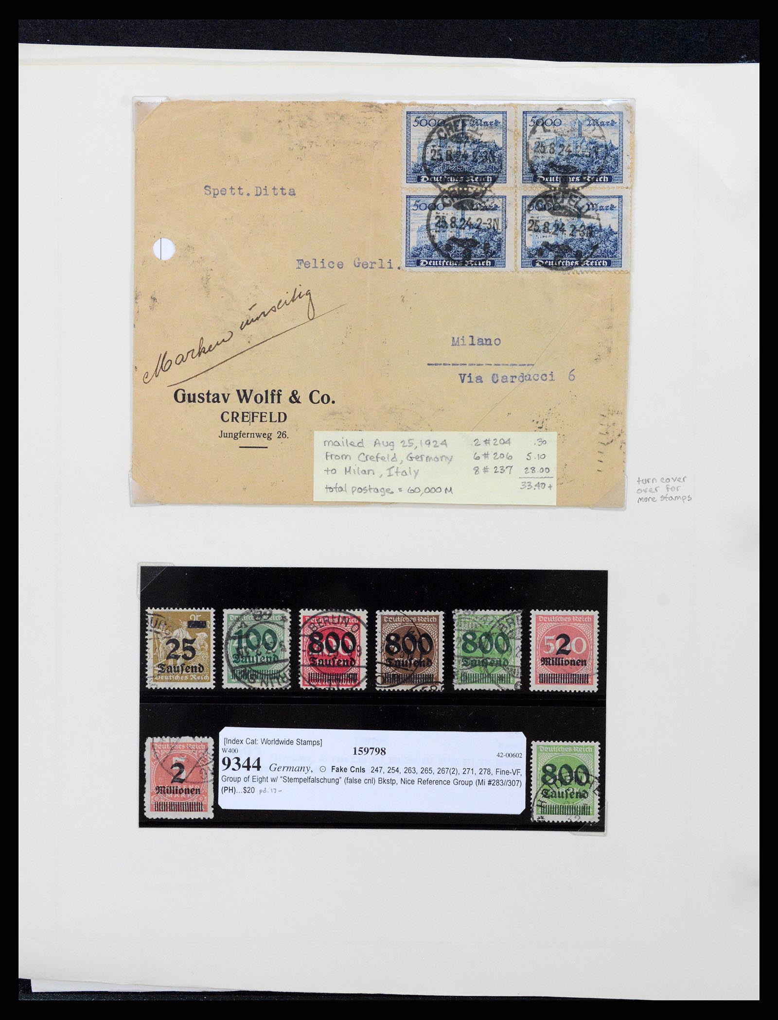 37635 029 - Stamp collection 37635 Germany 1872-1968.