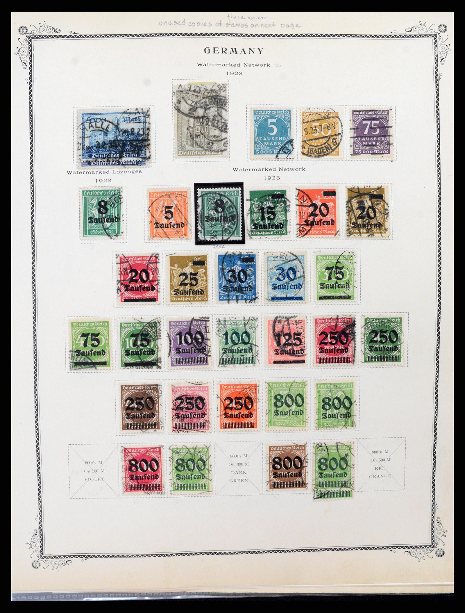 37635 030 - Postzegelverzameling 37635 Duitsland 1872-1968.