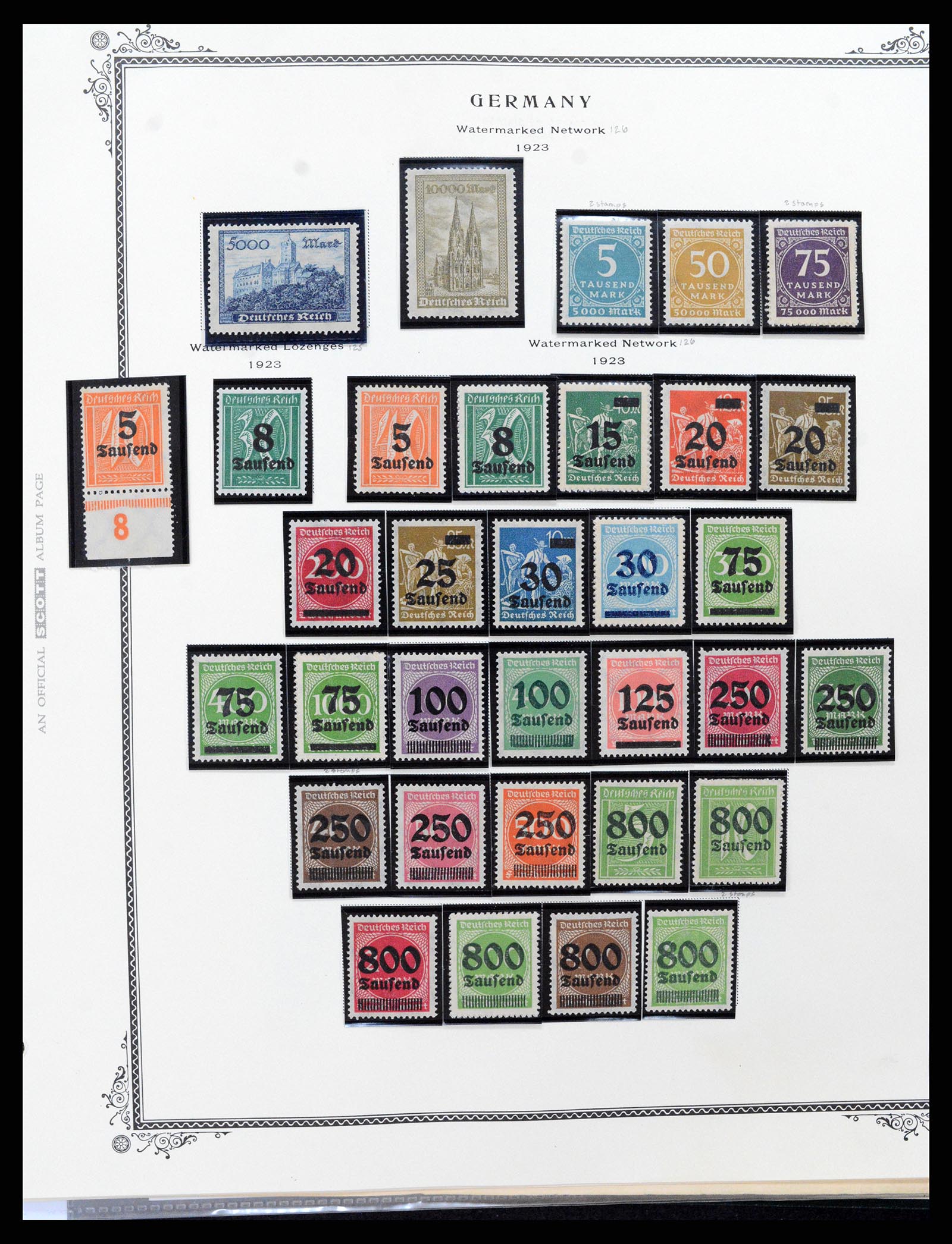 37635 031 - Postzegelverzameling 37635 Duitsland 1872-1968.