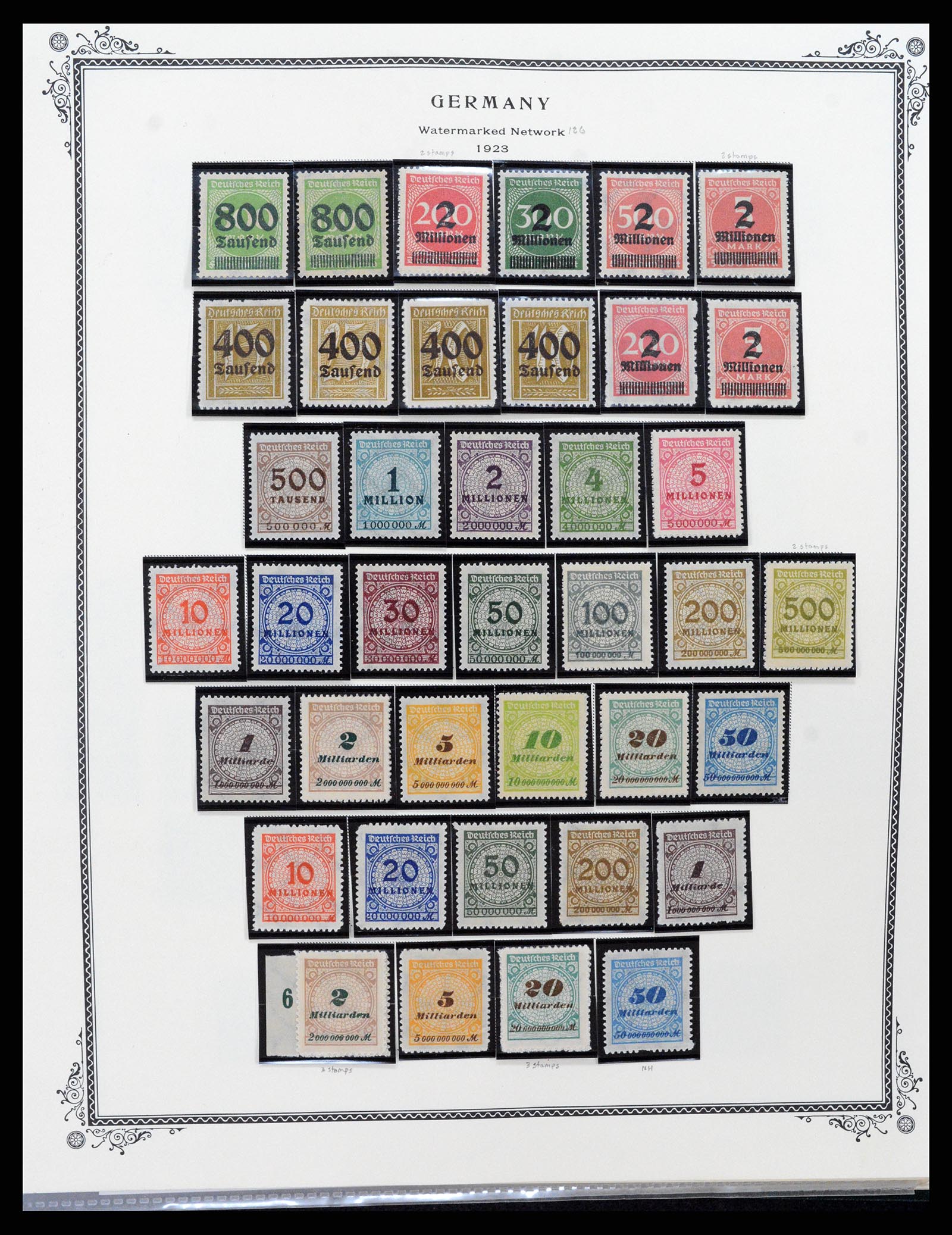 37635 038 - Postzegelverzameling 37635 Duitsland 1872-1968.