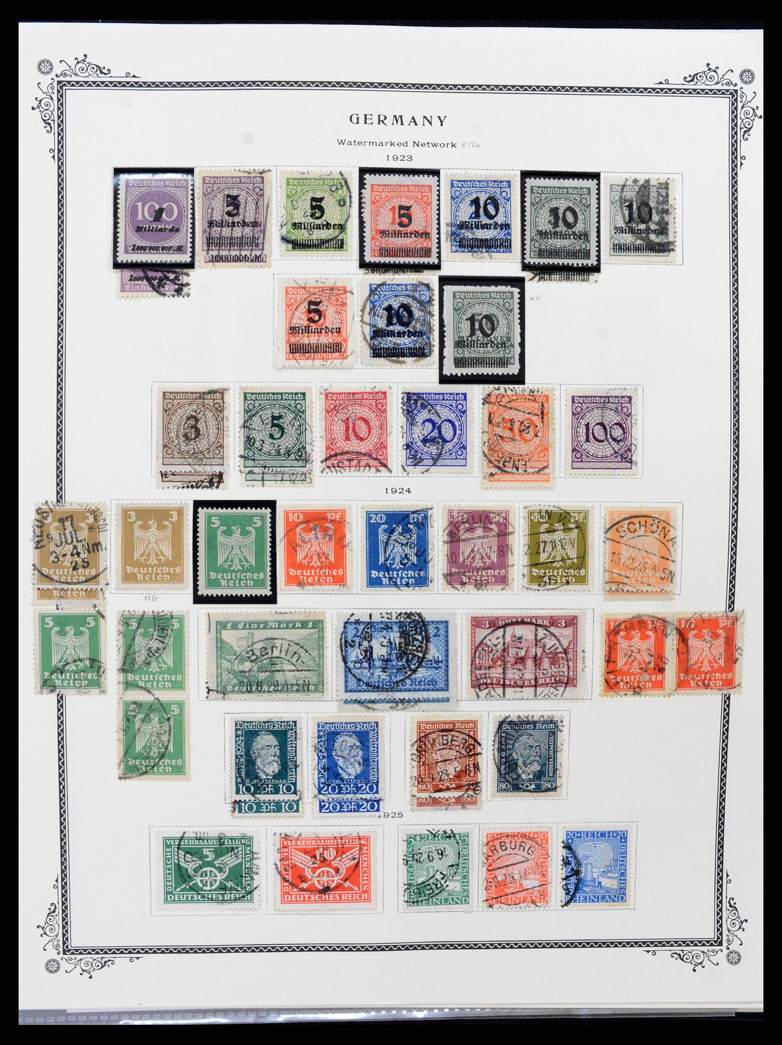 37635 040 - Postzegelverzameling 37635 Duitsland 1872-1968.