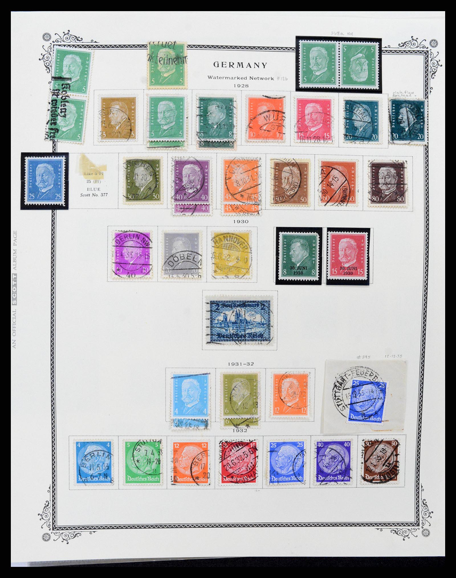 37635 043 - Stamp collection 37635 Germany 1872-1968.