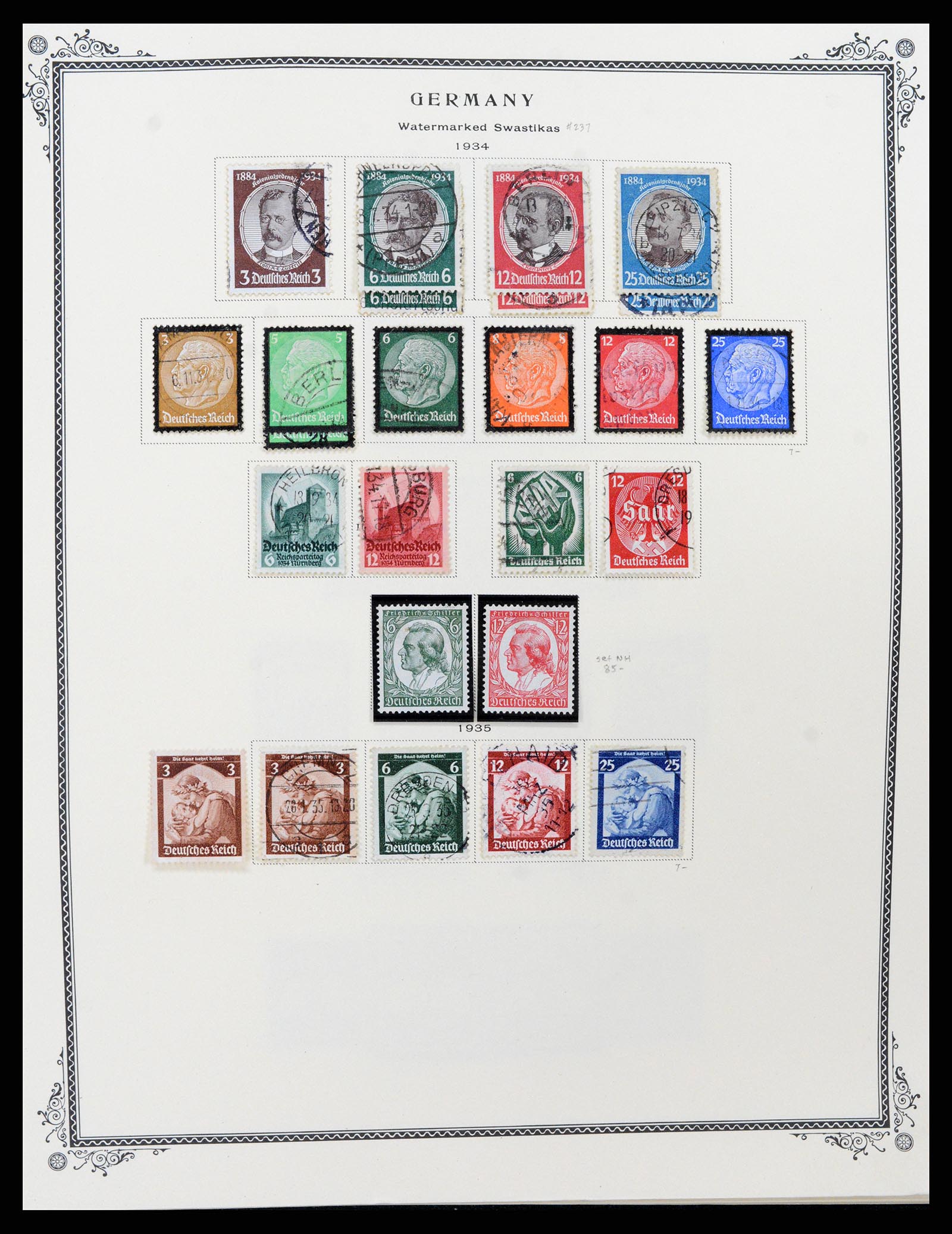 37635 047 - Stamp collection 37635 Germany 1872-1968.