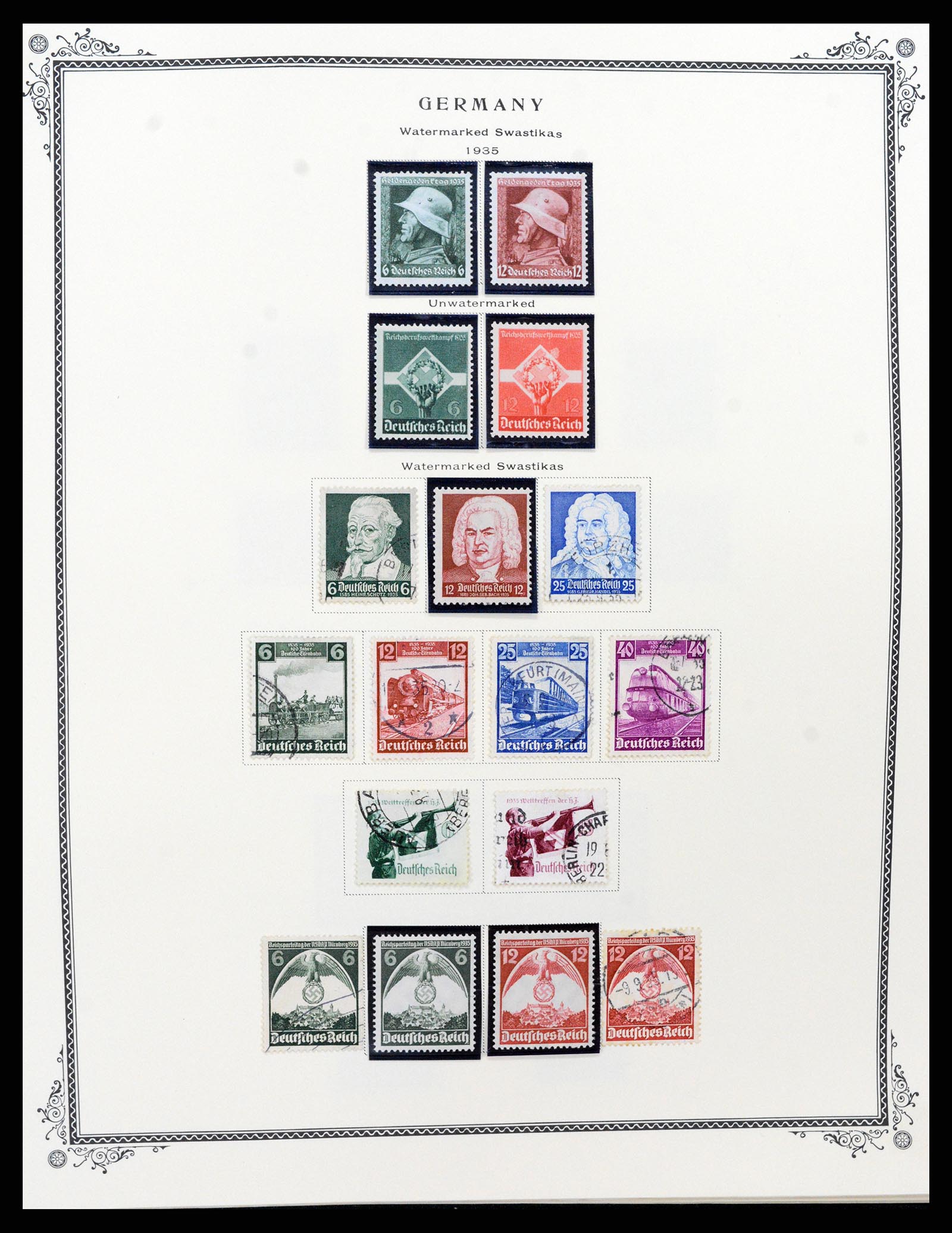 37635 048 - Stamp collection 37635 Germany 1872-1968.