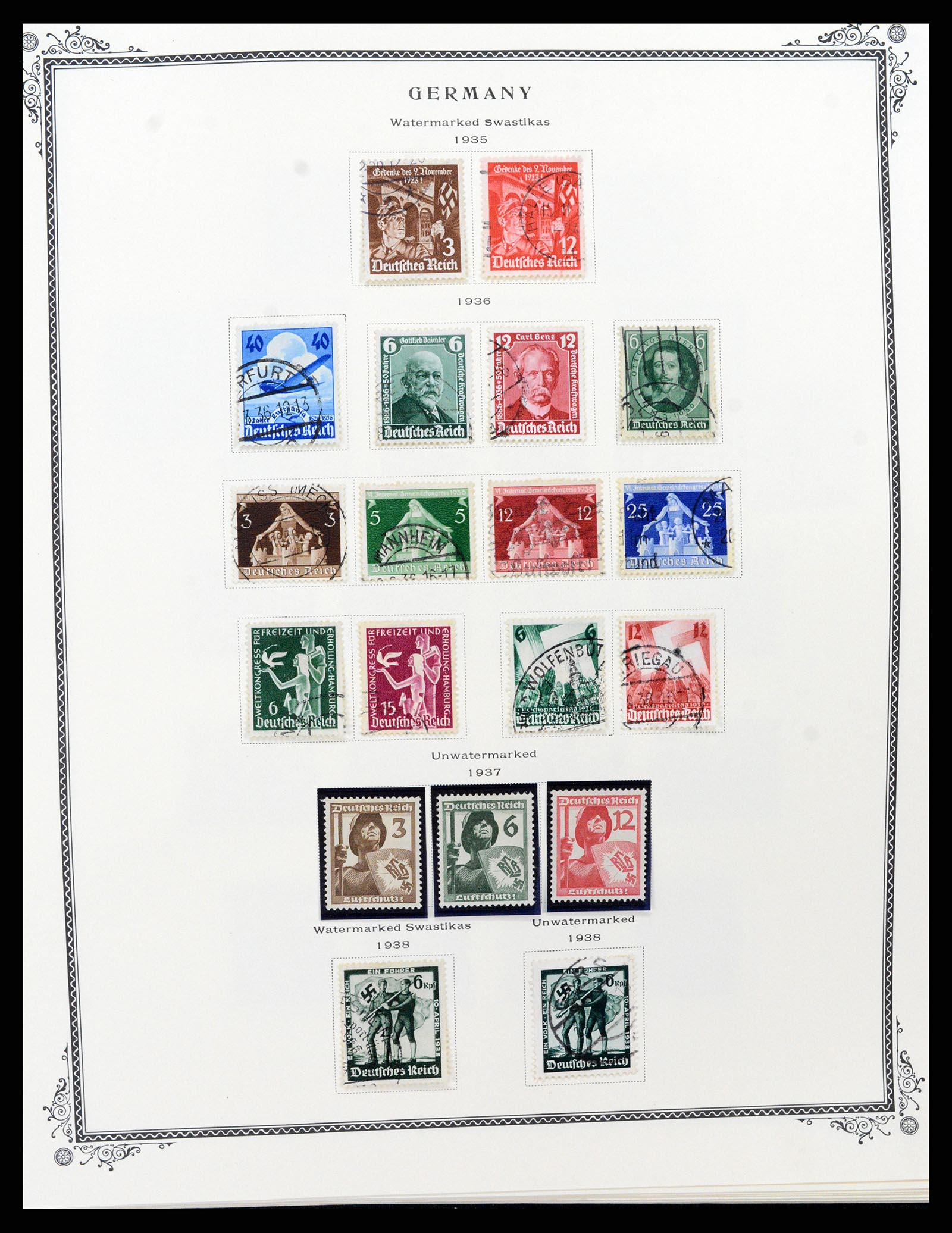 37635 049 - Postzegelverzameling 37635 Duitsland 1872-1968.