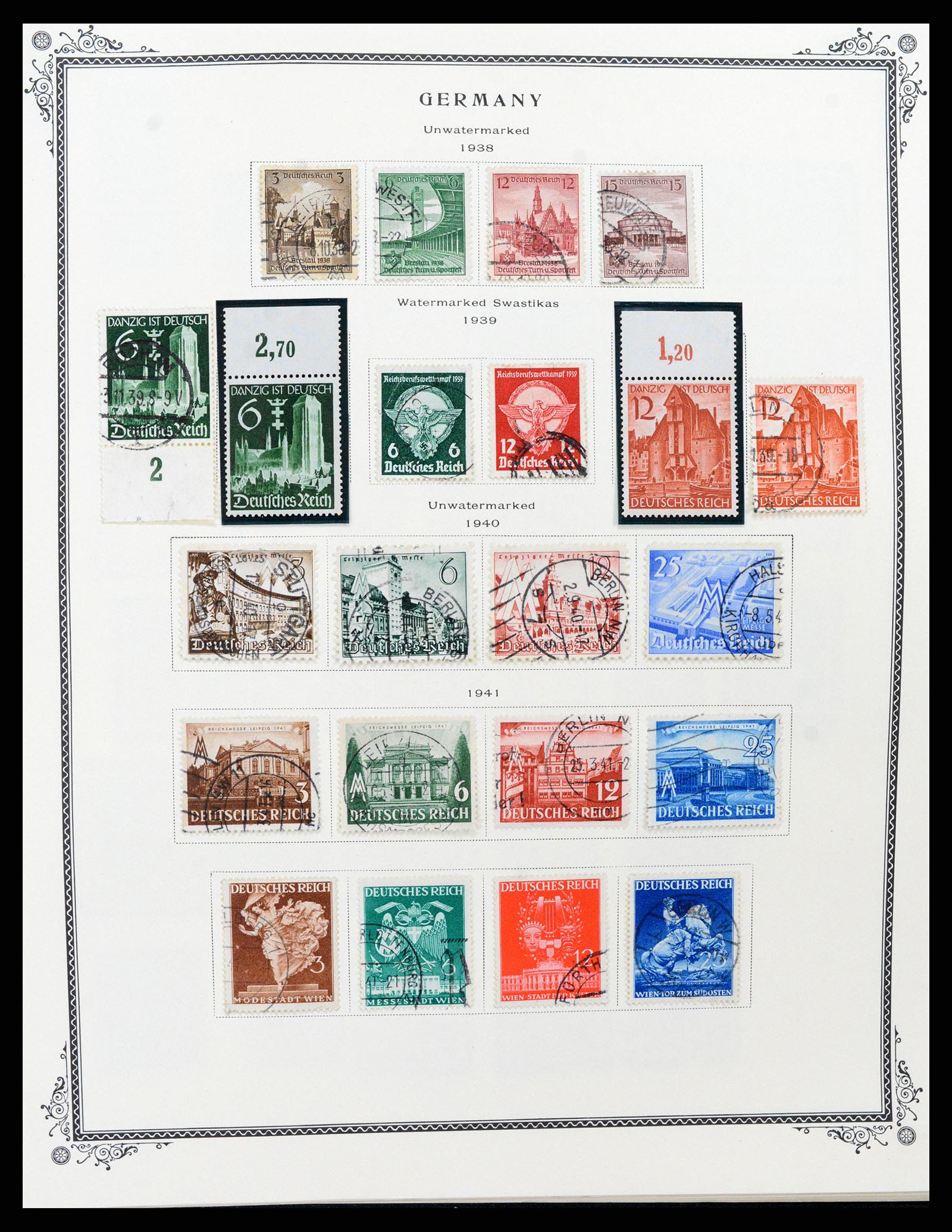 37635 050 - Postzegelverzameling 37635 Duitsland 1872-1968.