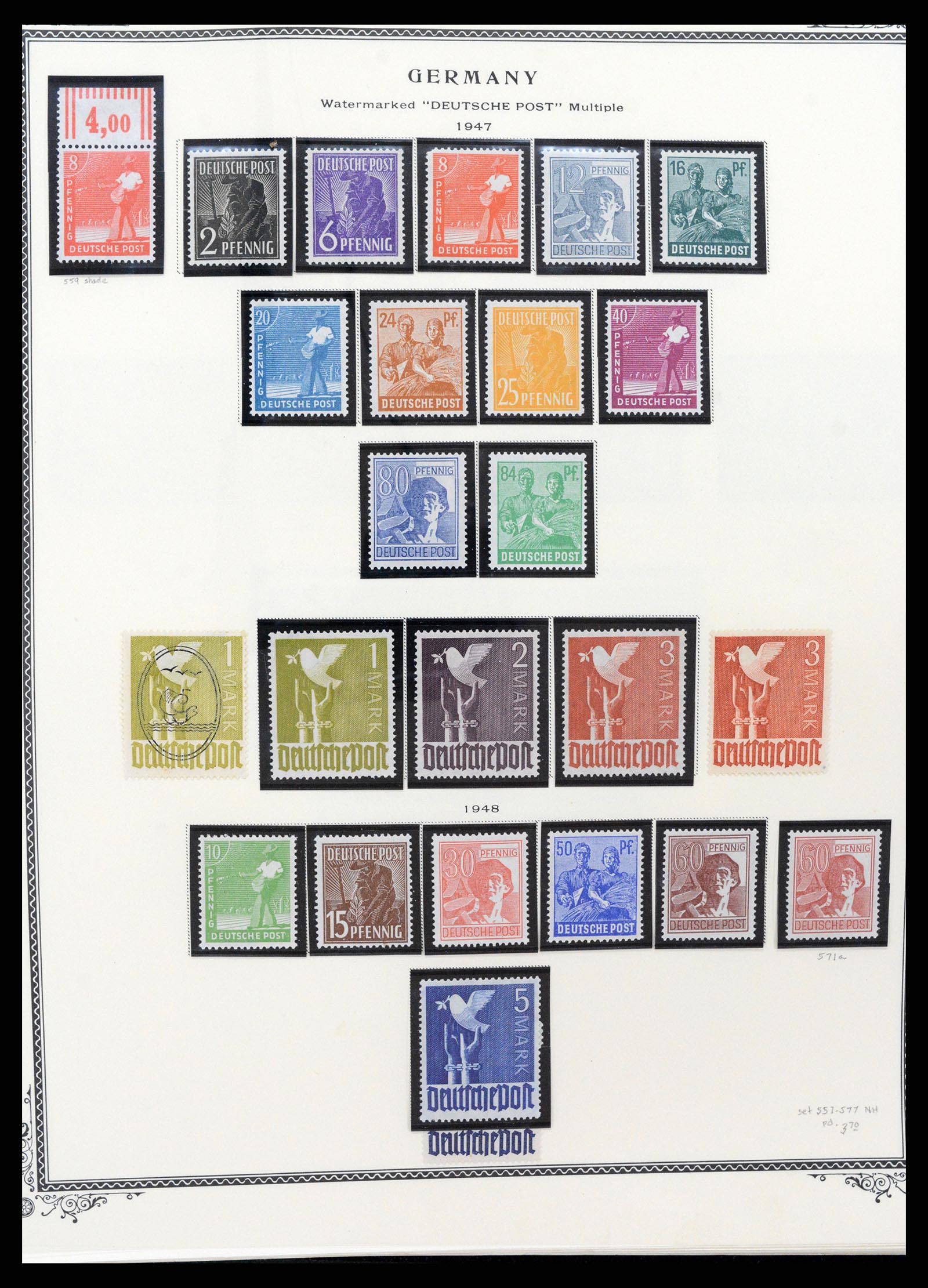 37635 056 - Postzegelverzameling 37635 Duitsland 1872-1968.