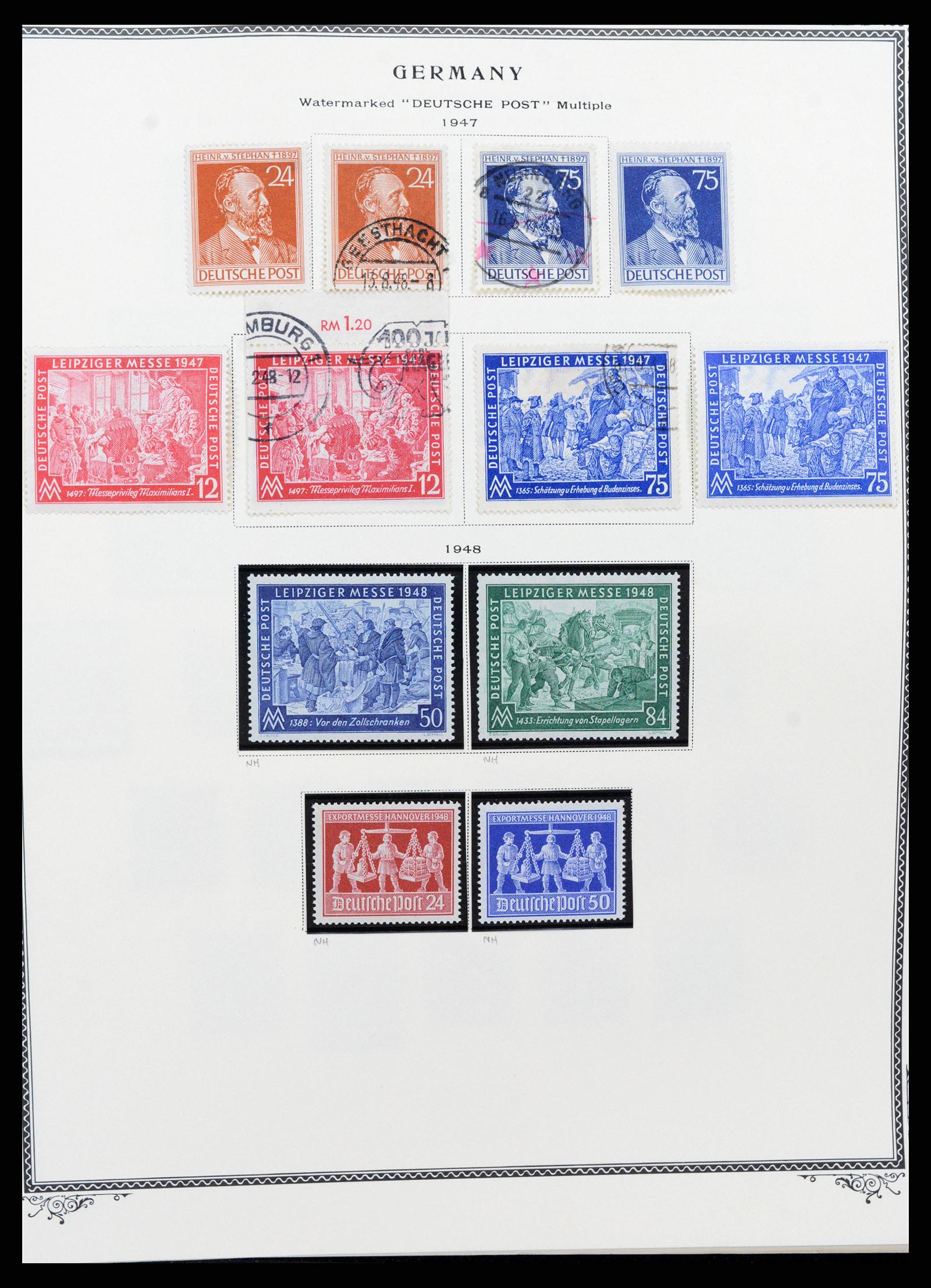 37635 057 - Stamp collection 37635 Germany 1872-1968.