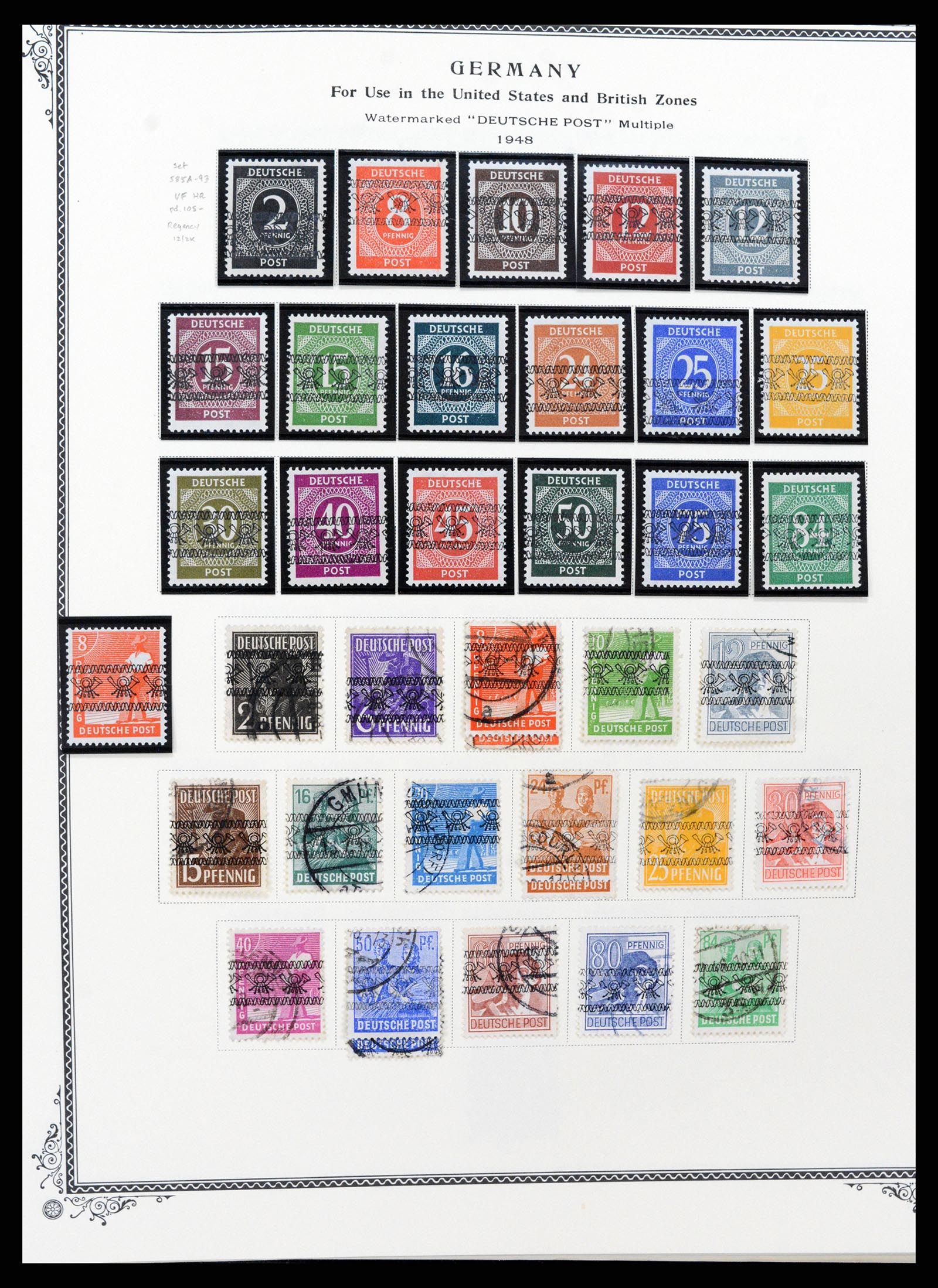 37635 058 - Postzegelverzameling 37635 Duitsland 1872-1968.