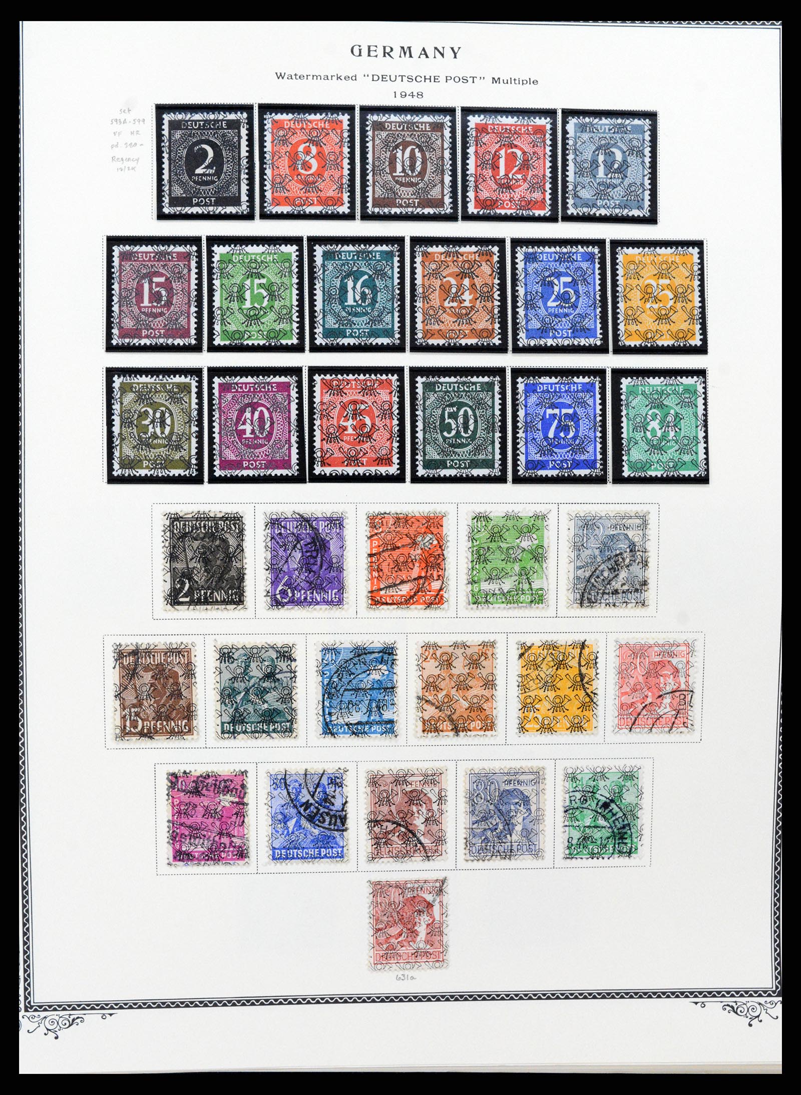 37635 059 - Postzegelverzameling 37635 Duitsland 1872-1968.