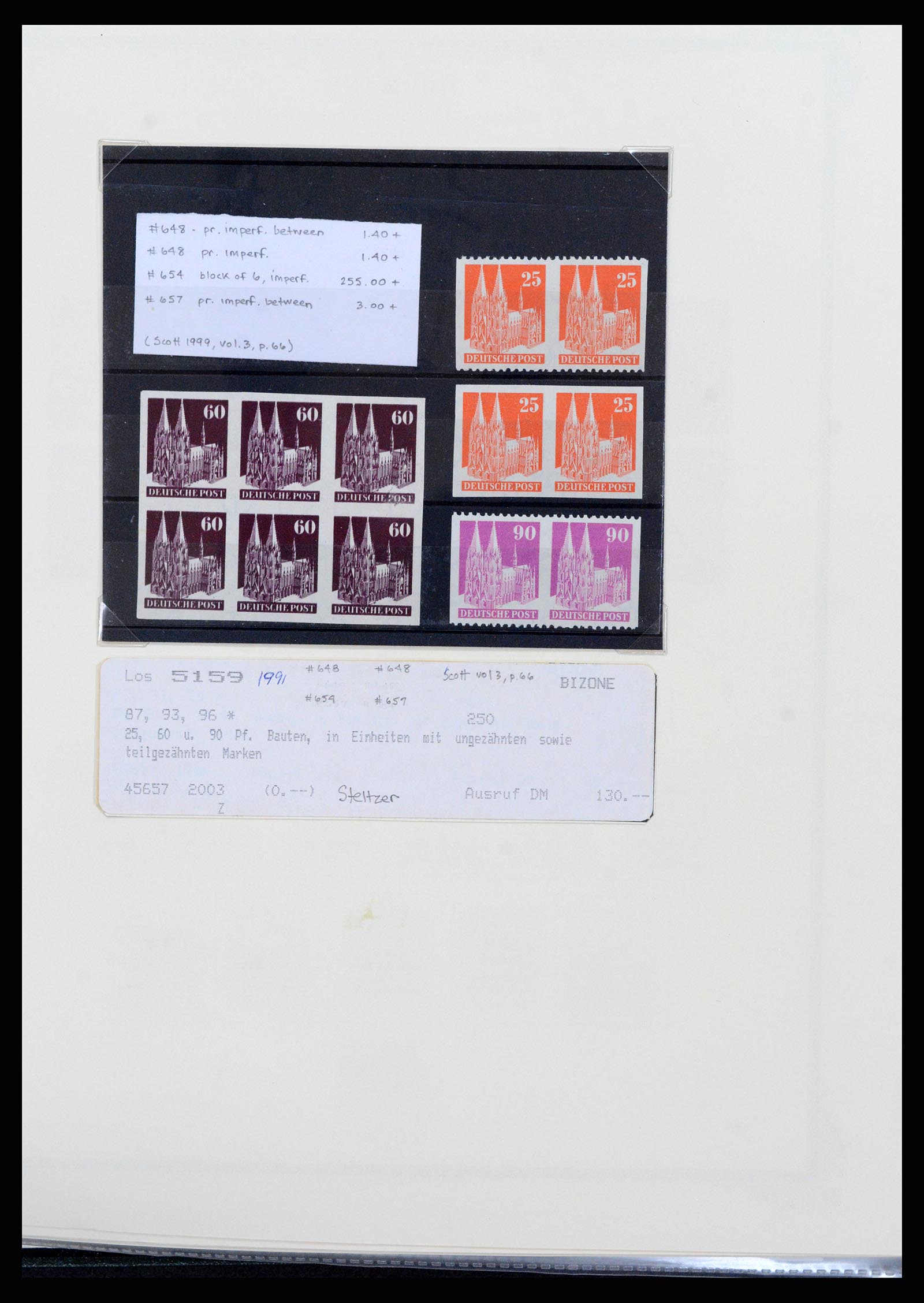 37635 060 - Postzegelverzameling 37635 Duitsland 1872-1968.