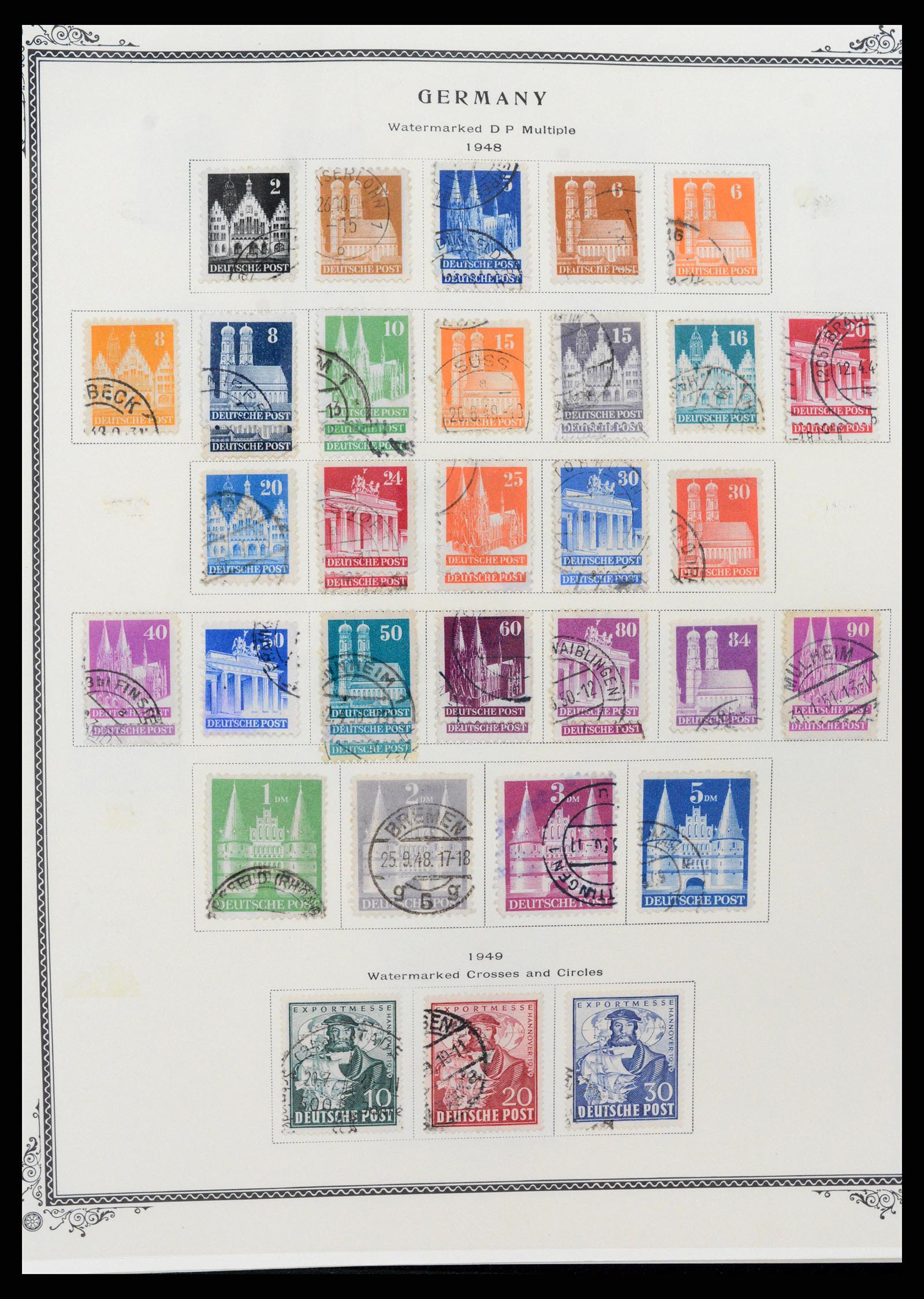 37635 061 - Postzegelverzameling 37635 Duitsland 1872-1968.
