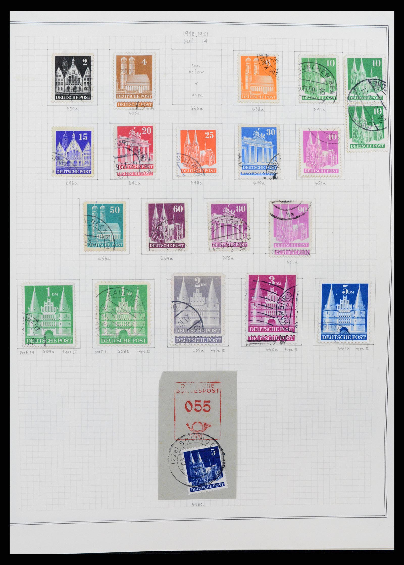 37635 062 - Postzegelverzameling 37635 Duitsland 1872-1968.