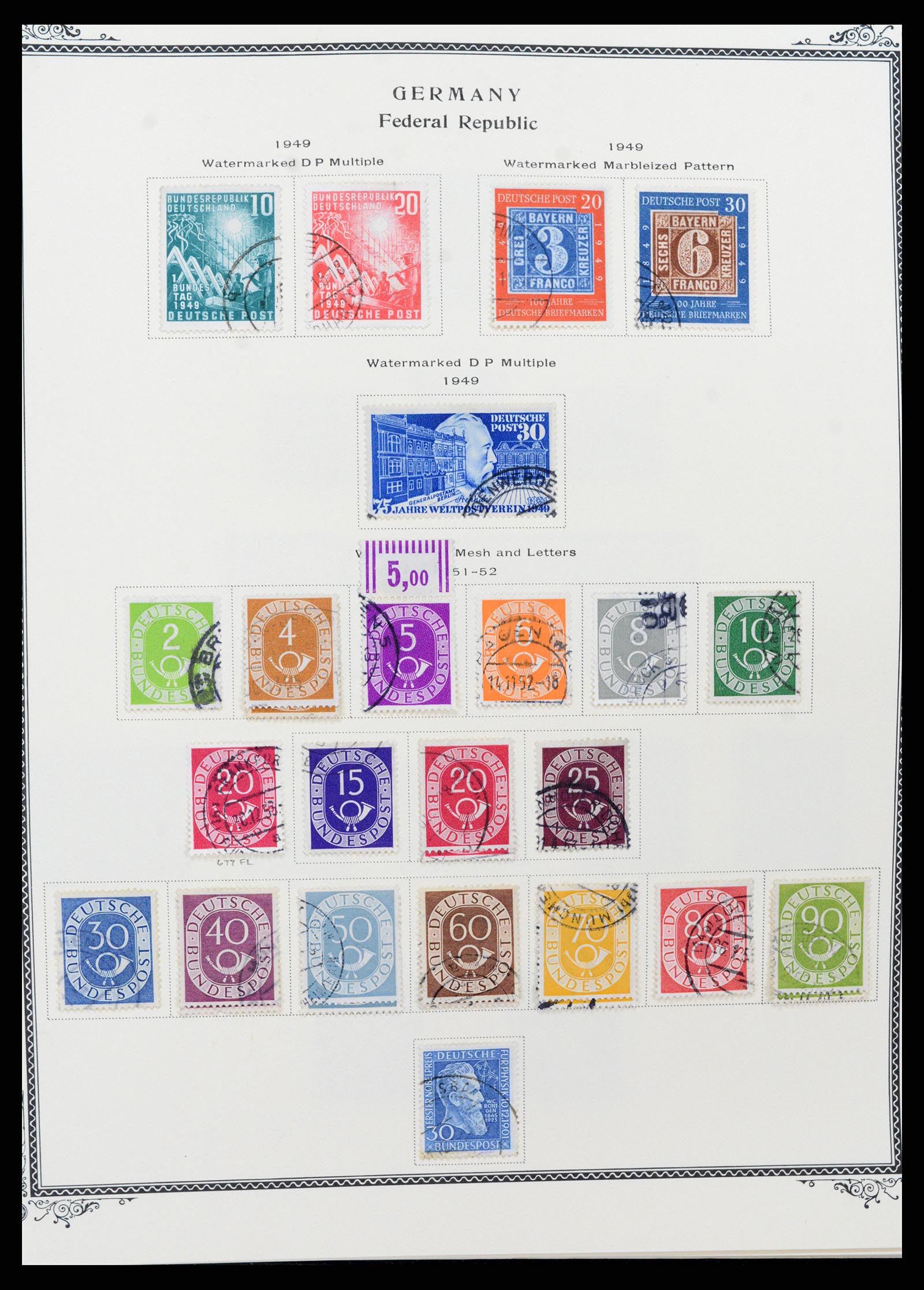 37635 063 - Postzegelverzameling 37635 Duitsland 1872-1968.