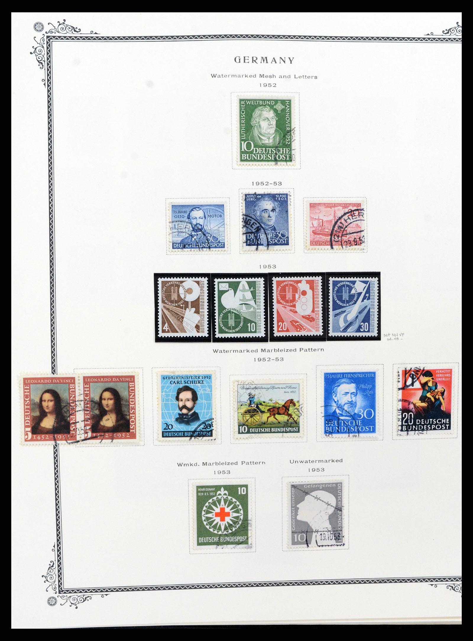 37635 064 - Postzegelverzameling 37635 Duitsland 1872-1968.