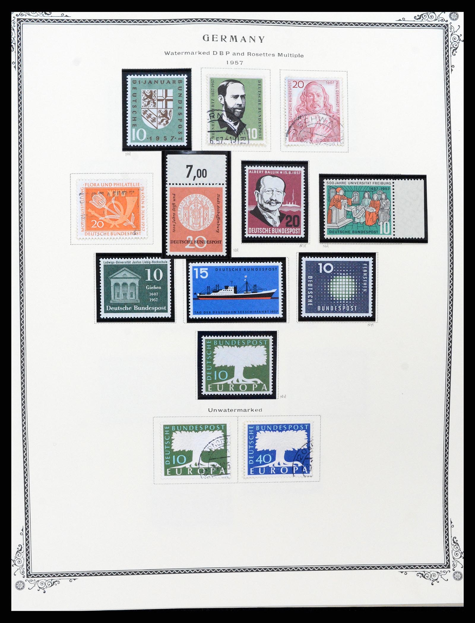 37635 069 - Postzegelverzameling 37635 Duitsland 1872-1968.