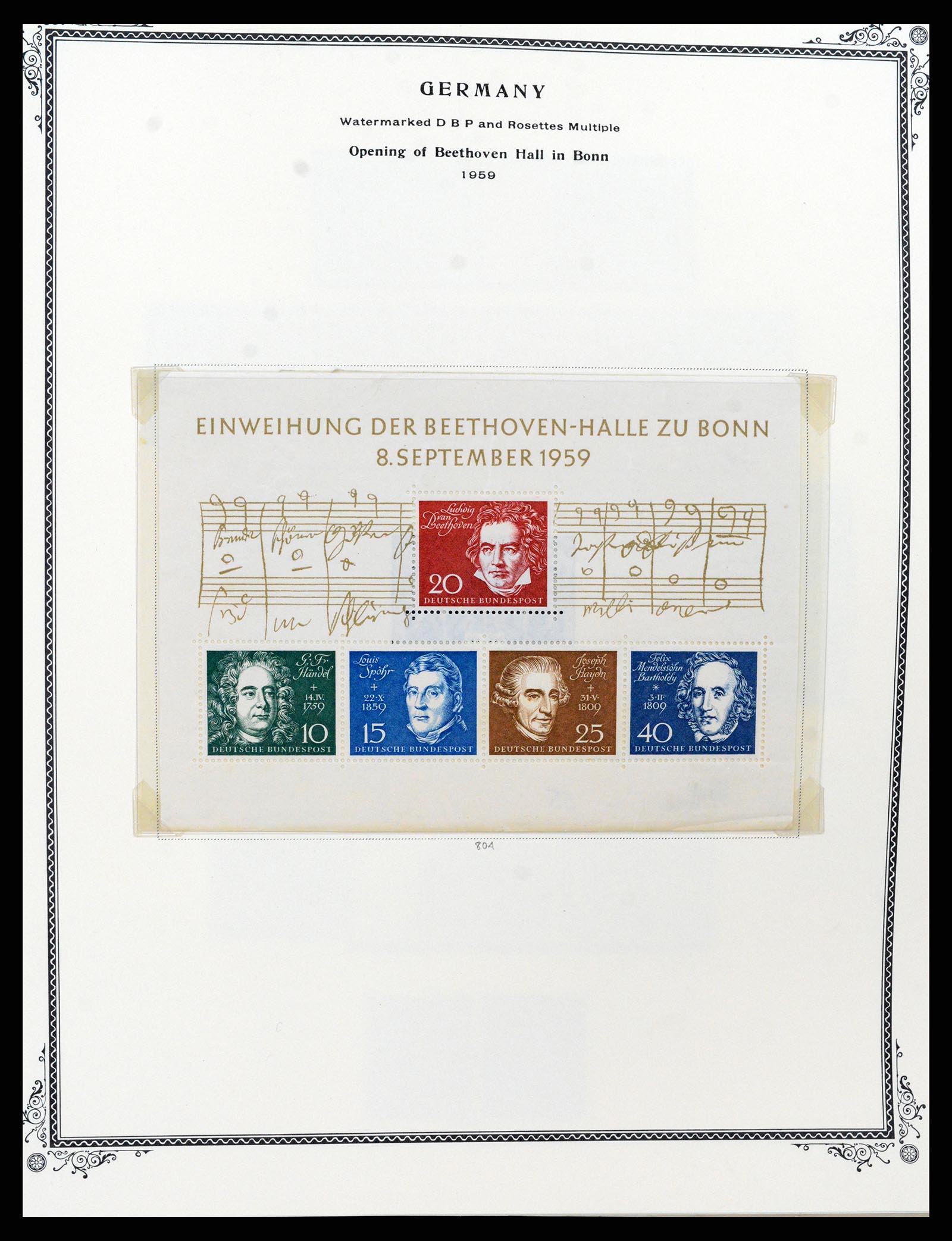 37635 073 - Postzegelverzameling 37635 Duitsland 1872-1968.
