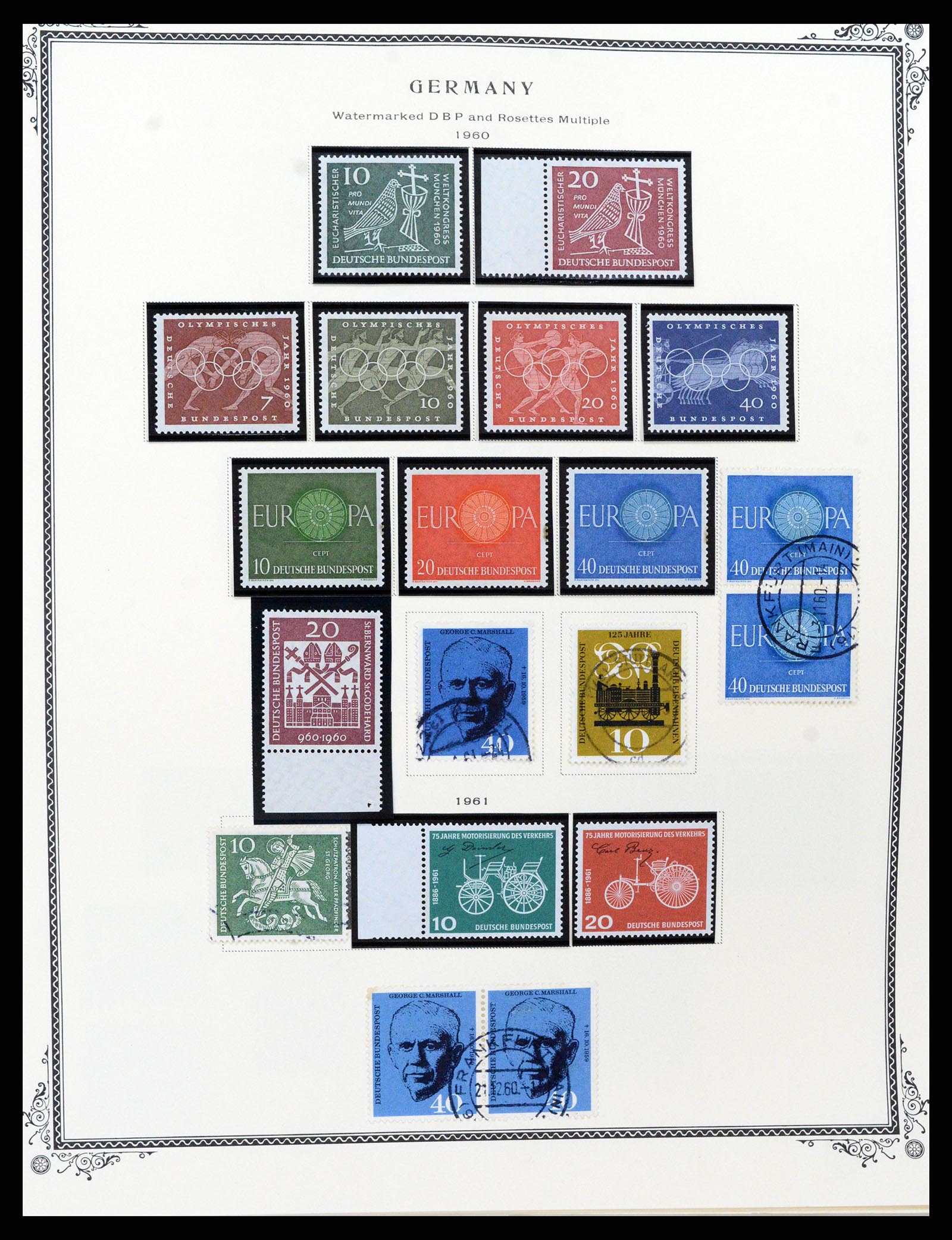 37635 075 - Postzegelverzameling 37635 Duitsland 1872-1968.