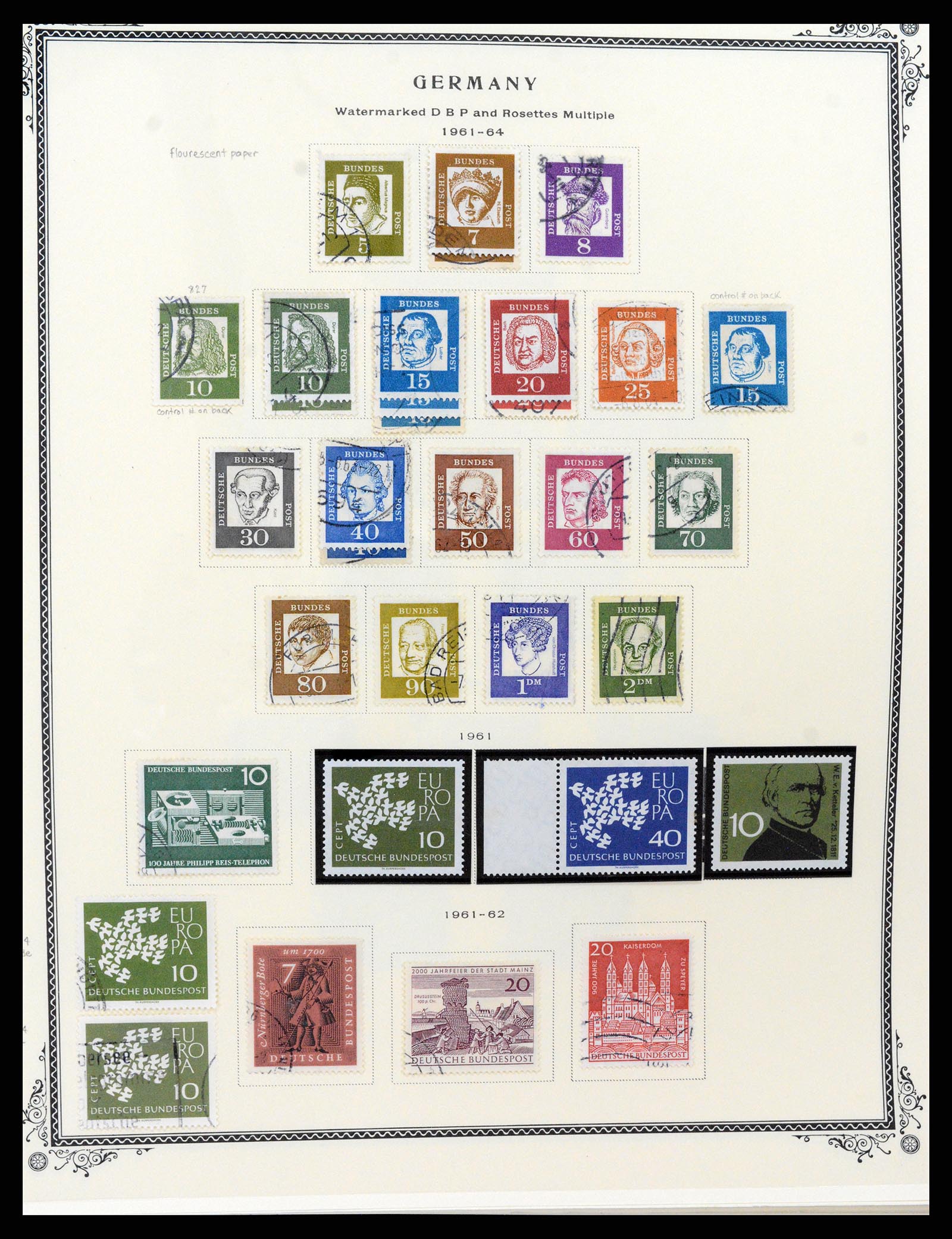37635 076 - Postzegelverzameling 37635 Duitsland 1872-1968.