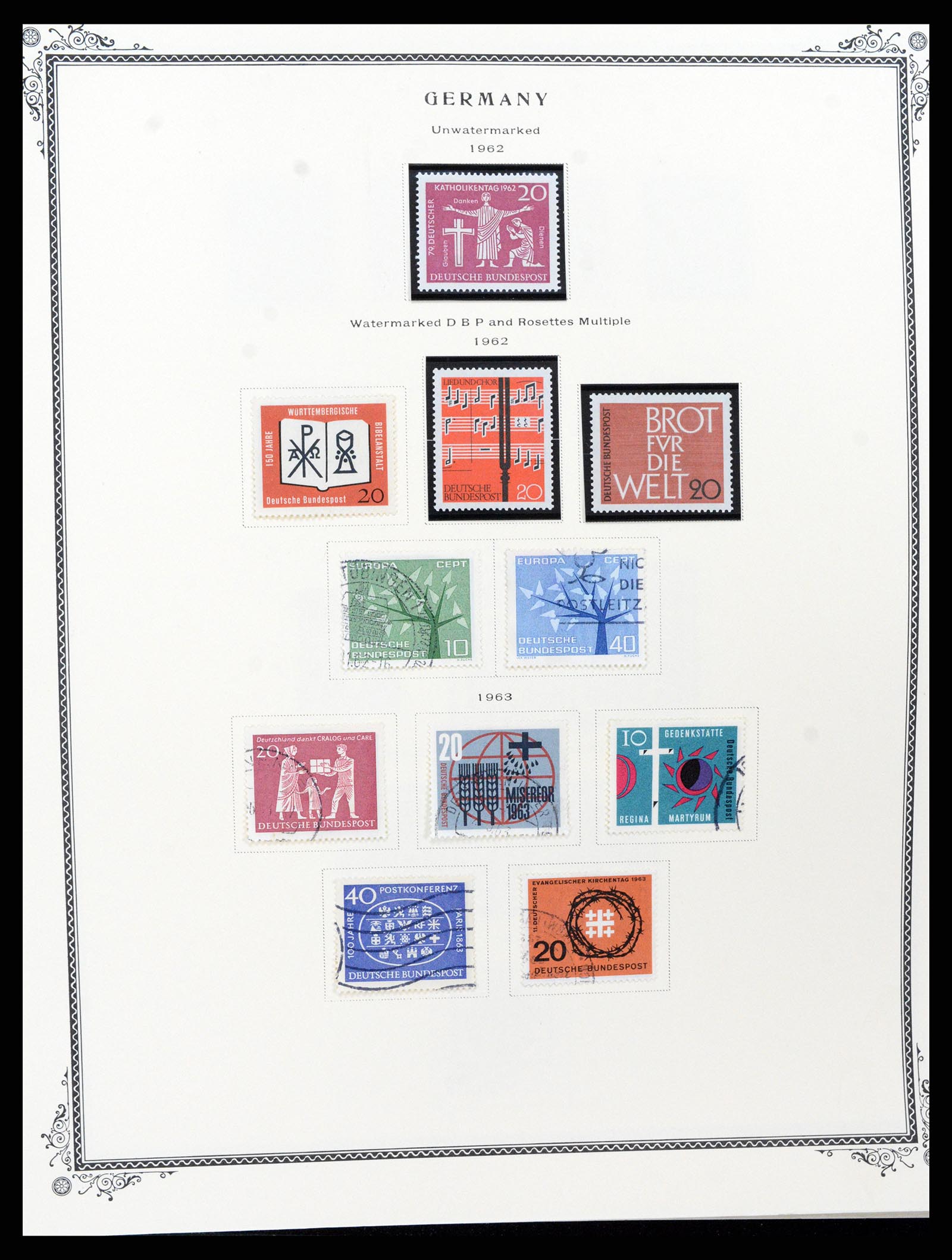 37635 078 - Postzegelverzameling 37635 Duitsland 1872-1968.