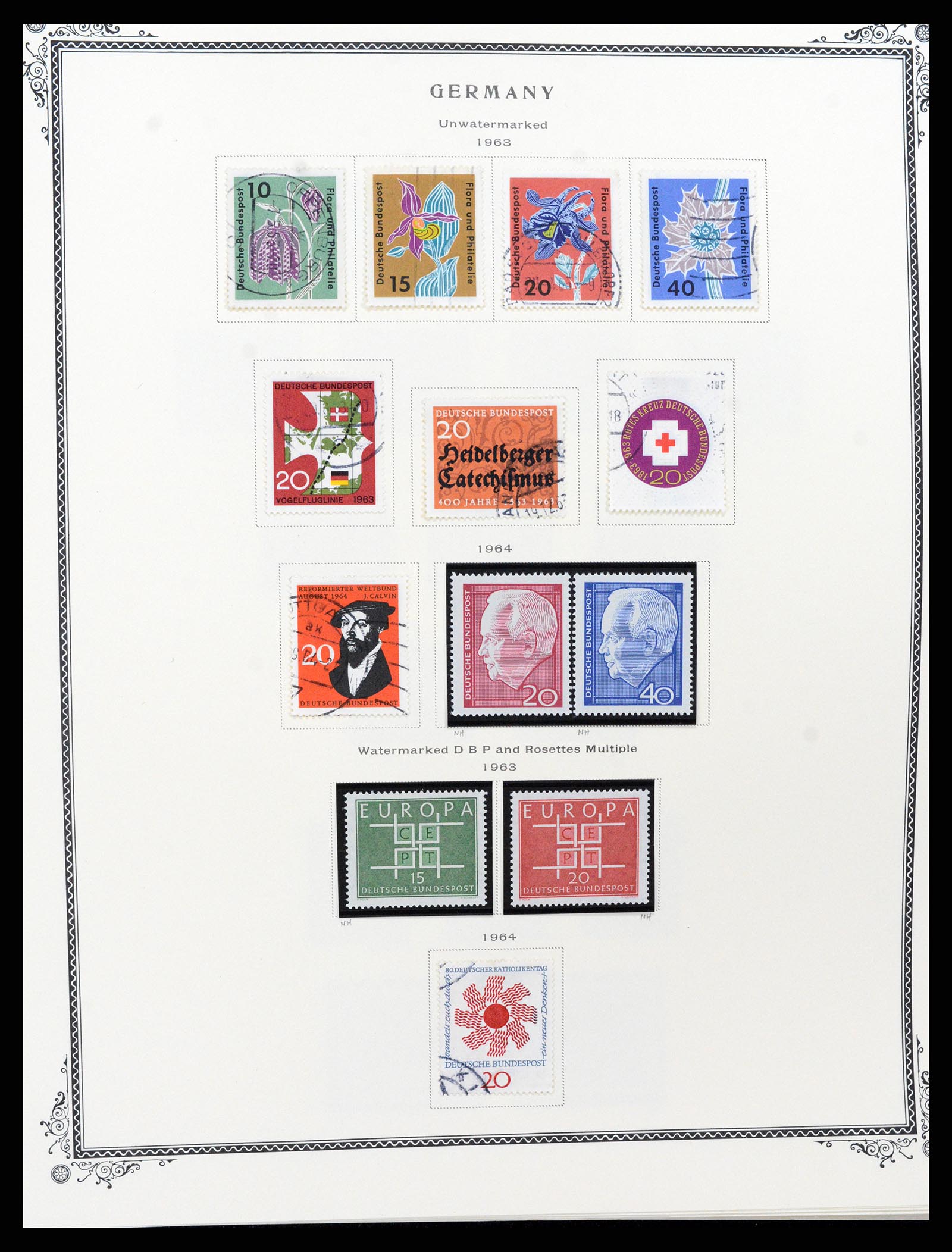 37635 079 - Postzegelverzameling 37635 Duitsland 1872-1968.
