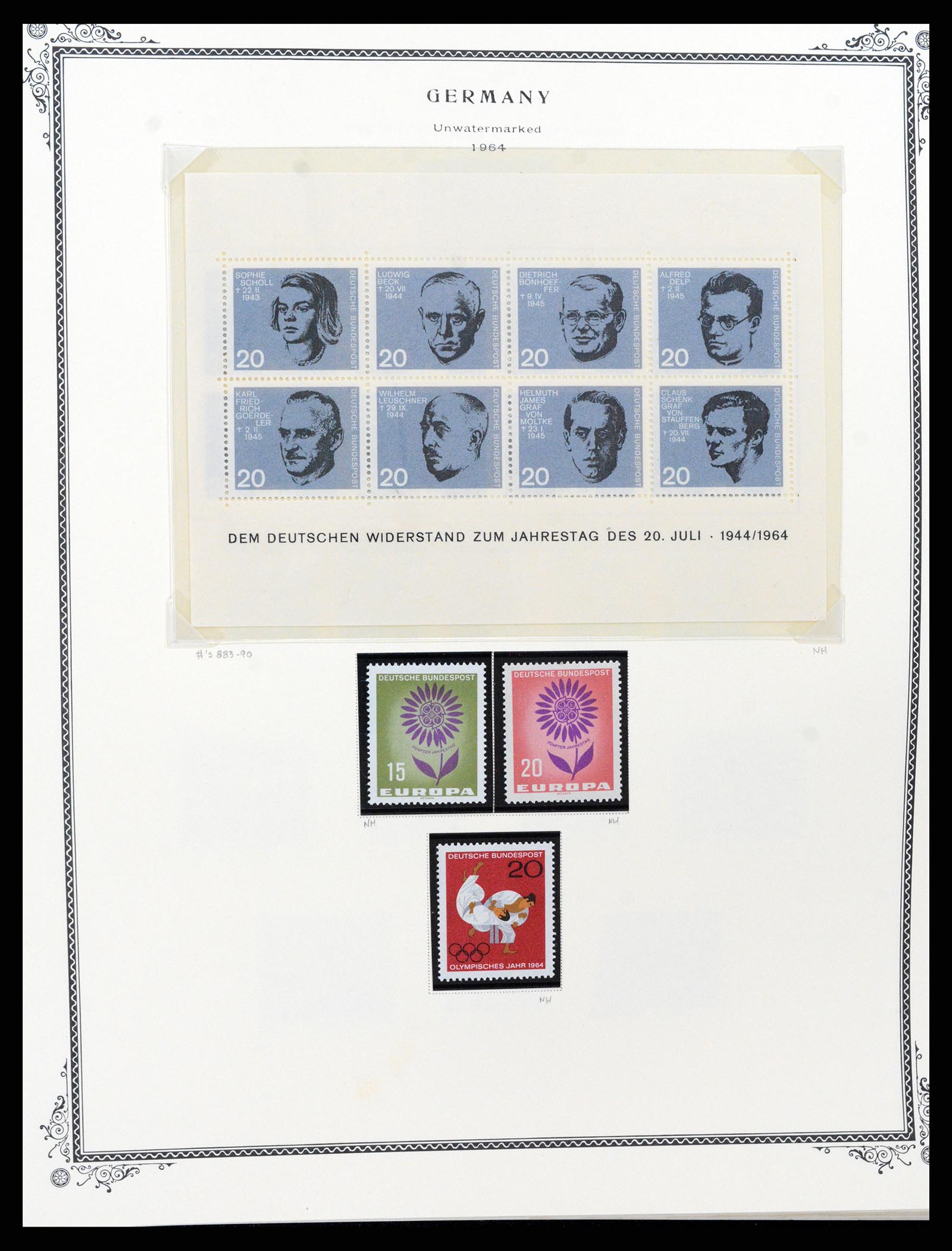 37635 081 - Postzegelverzameling 37635 Duitsland 1872-1968.