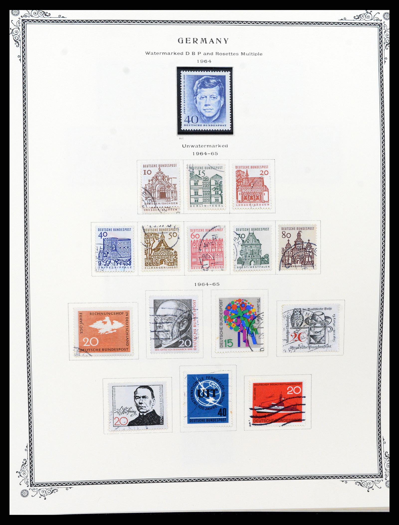 37635 082 - Postzegelverzameling 37635 Duitsland 1872-1968.