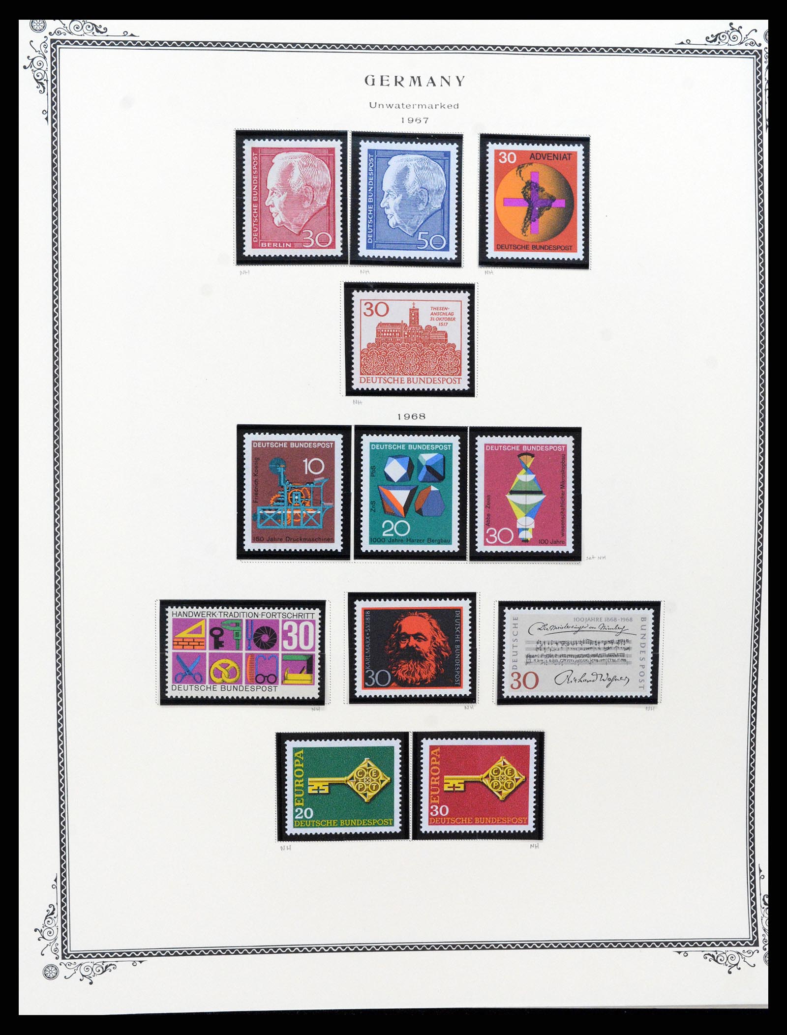 37635 086 - Postzegelverzameling 37635 Duitsland 1872-1968.