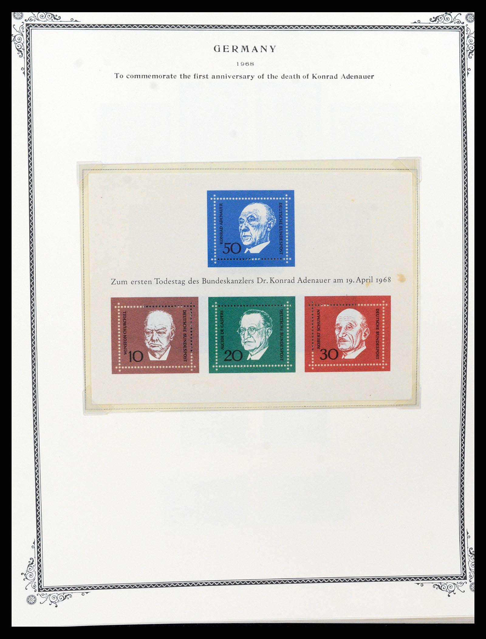 37635 087 - Postzegelverzameling 37635 Duitsland 1872-1968.