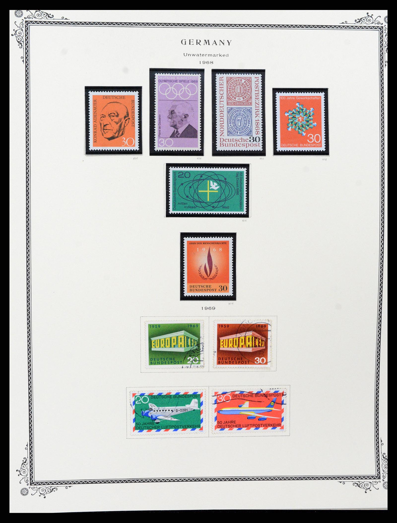 37635 088 - Postzegelverzameling 37635 Duitsland 1872-1968.