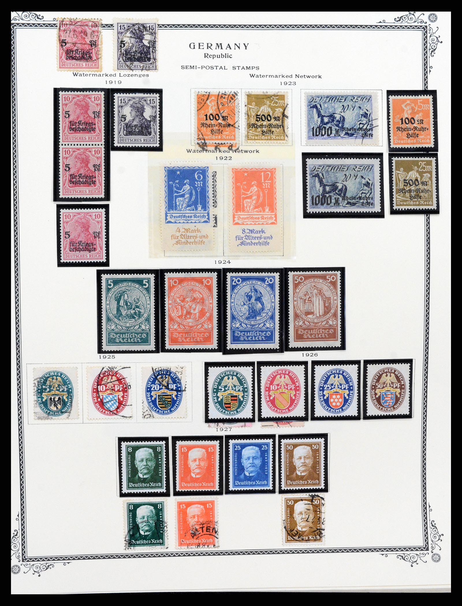 37635 089 - Postzegelverzameling 37635 Duitsland 1872-1968.