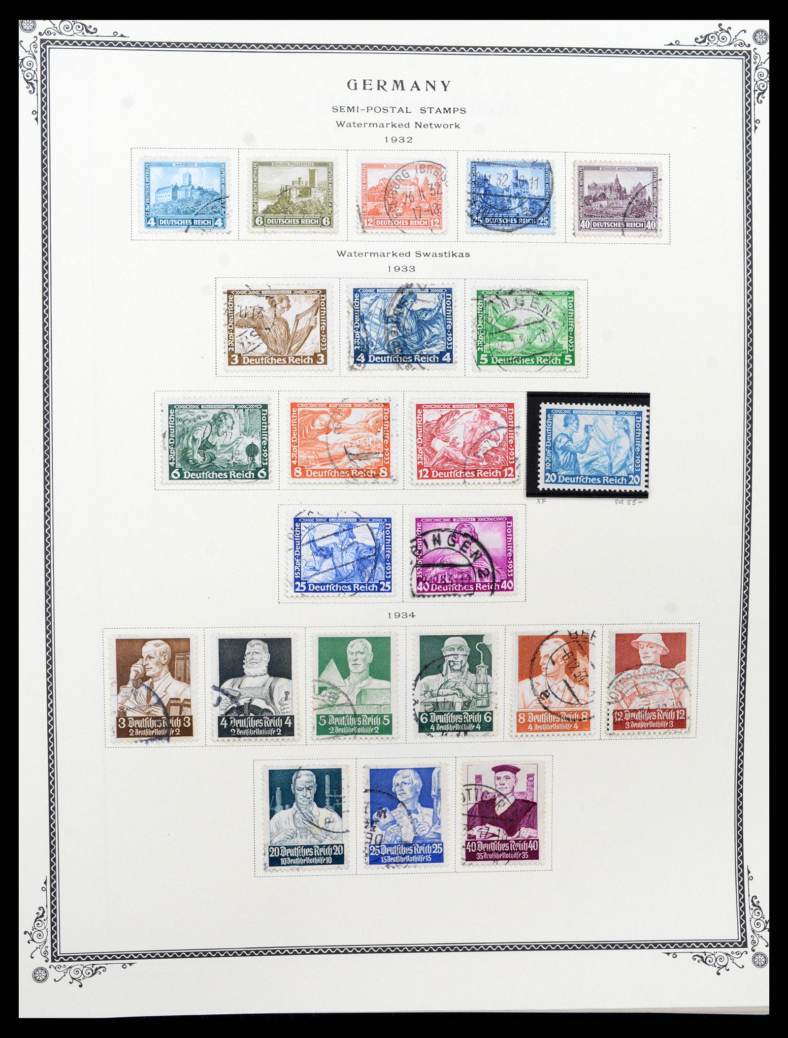37635 093 - Postzegelverzameling 37635 Duitsland 1872-1968.
