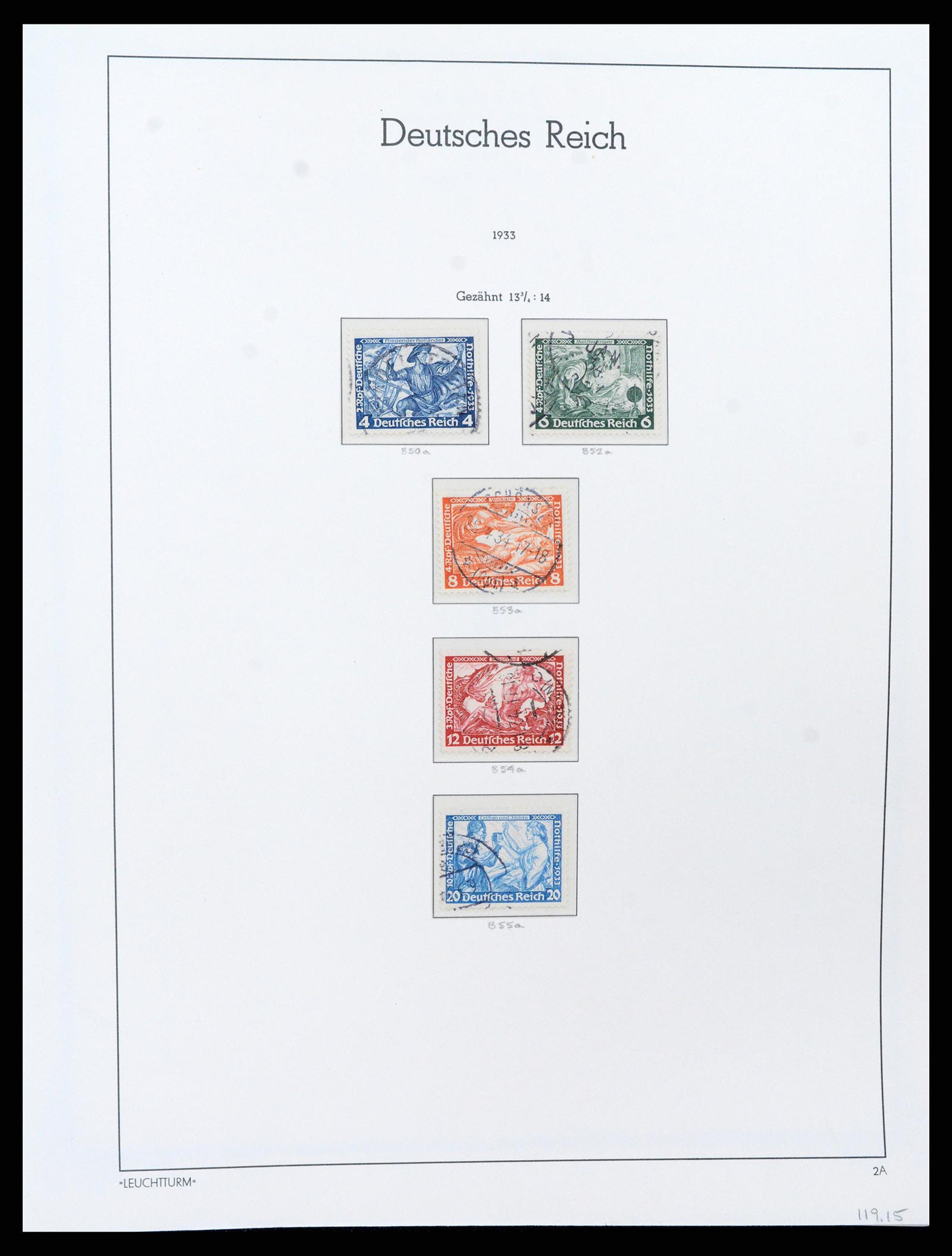 37635 094 - Postzegelverzameling 37635 Duitsland 1872-1968.