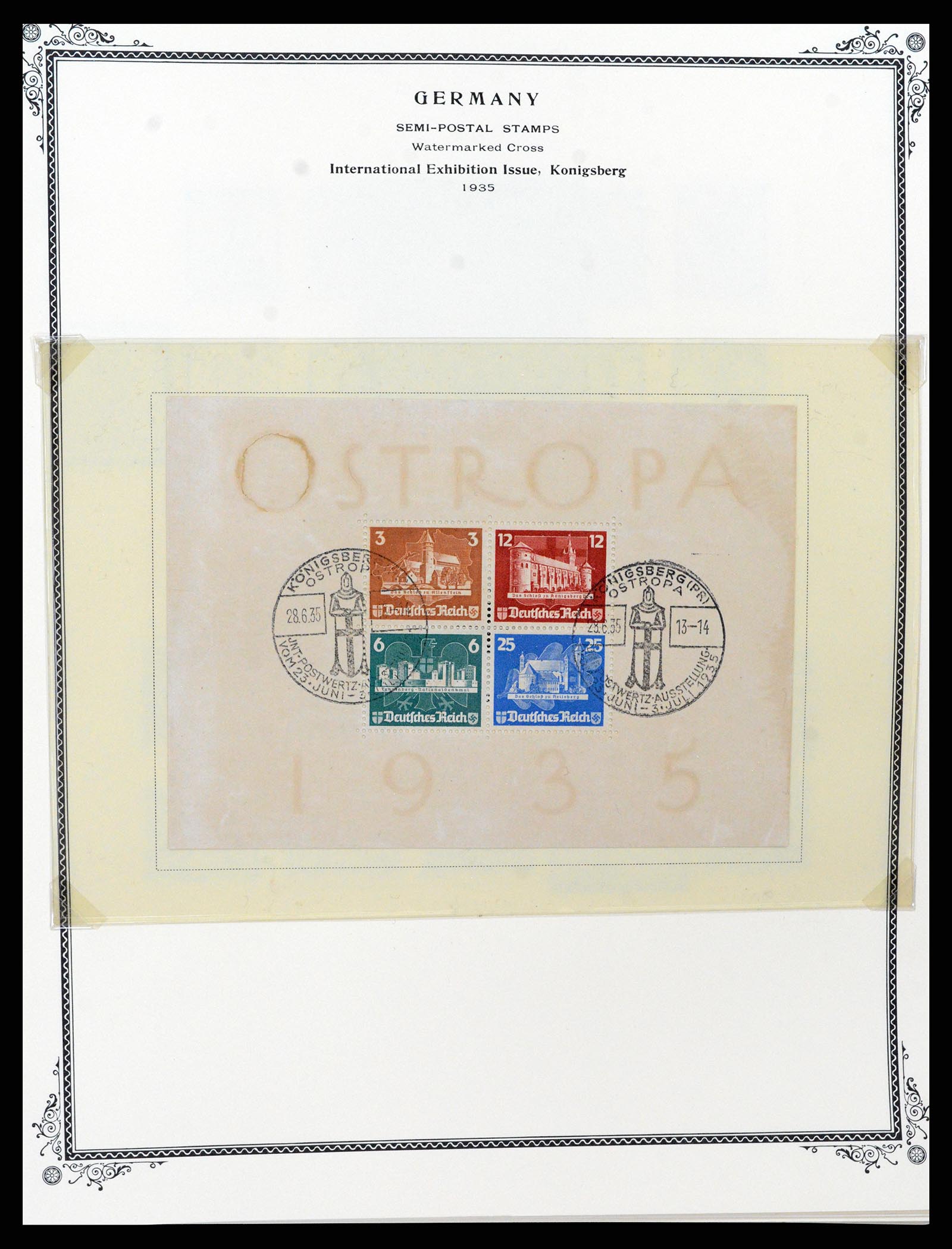 37635 095 - Postzegelverzameling 37635 Duitsland 1872-1968.