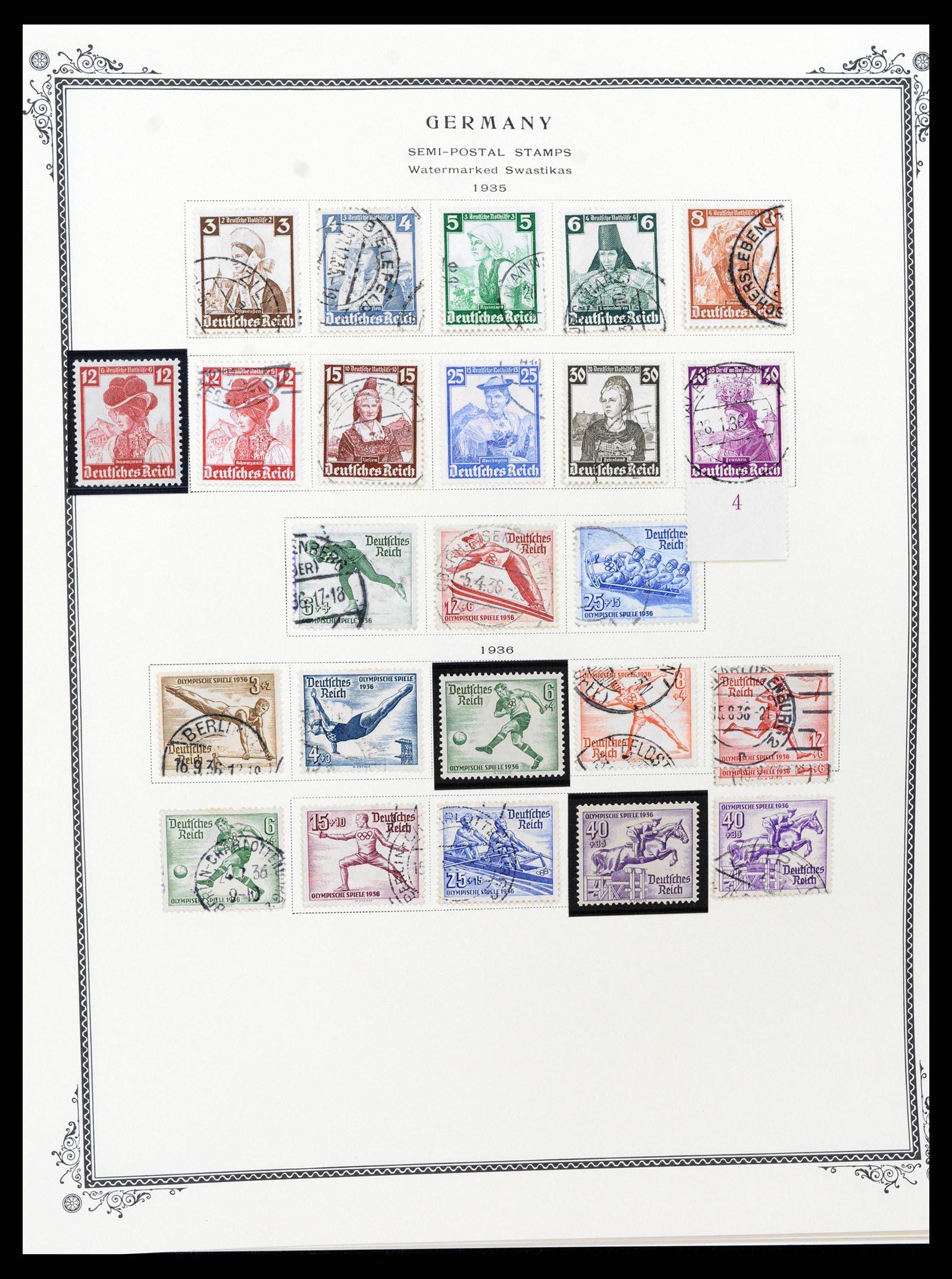 37635 097 - Postzegelverzameling 37635 Duitsland 1872-1968.