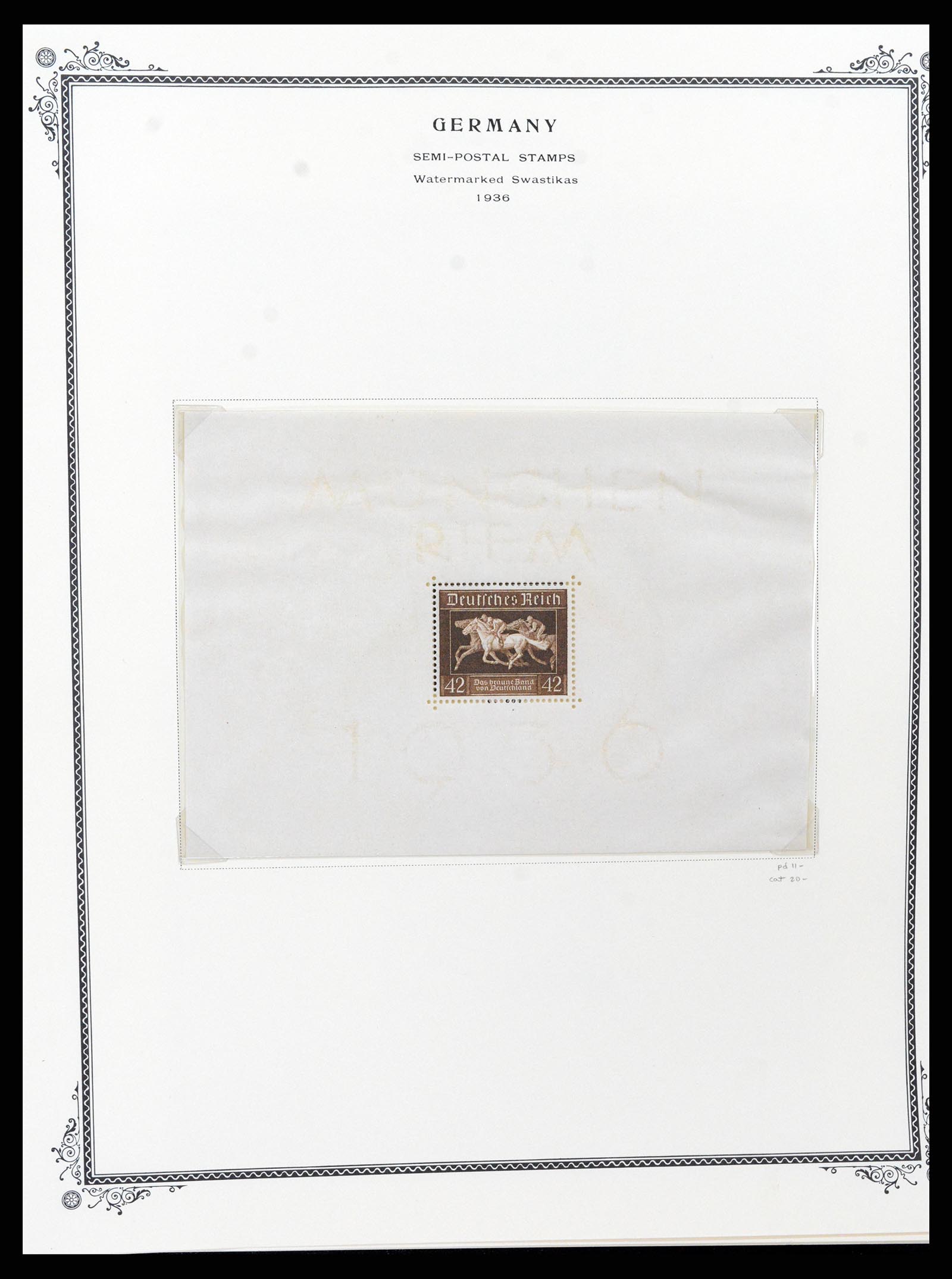 37635 098 - Postzegelverzameling 37635 Duitsland 1872-1968.