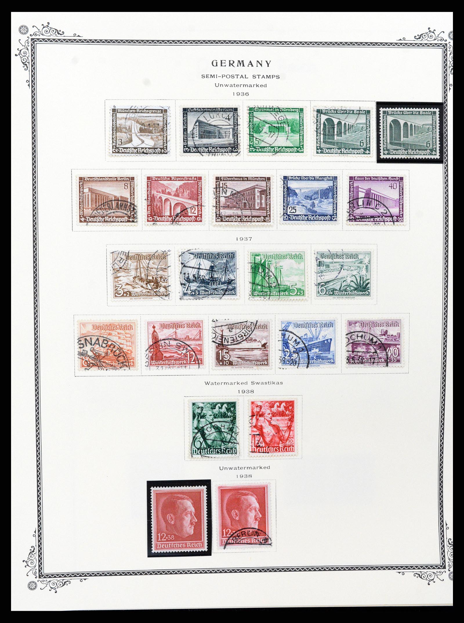 37635 100 - Postzegelverzameling 37635 Duitsland 1872-1968.