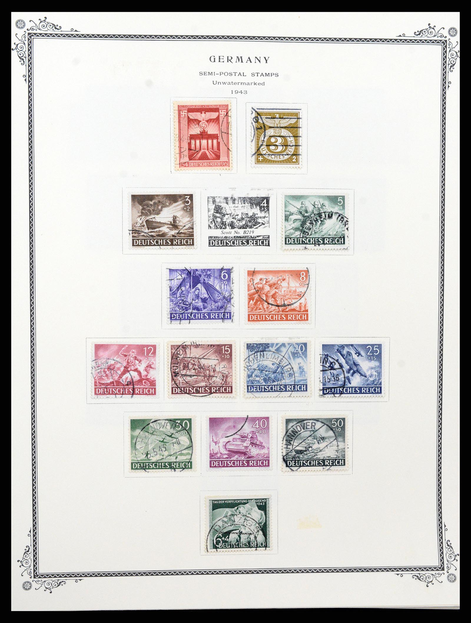 37635 121 - Postzegelverzameling 37635 Duitsland 1872-1968.