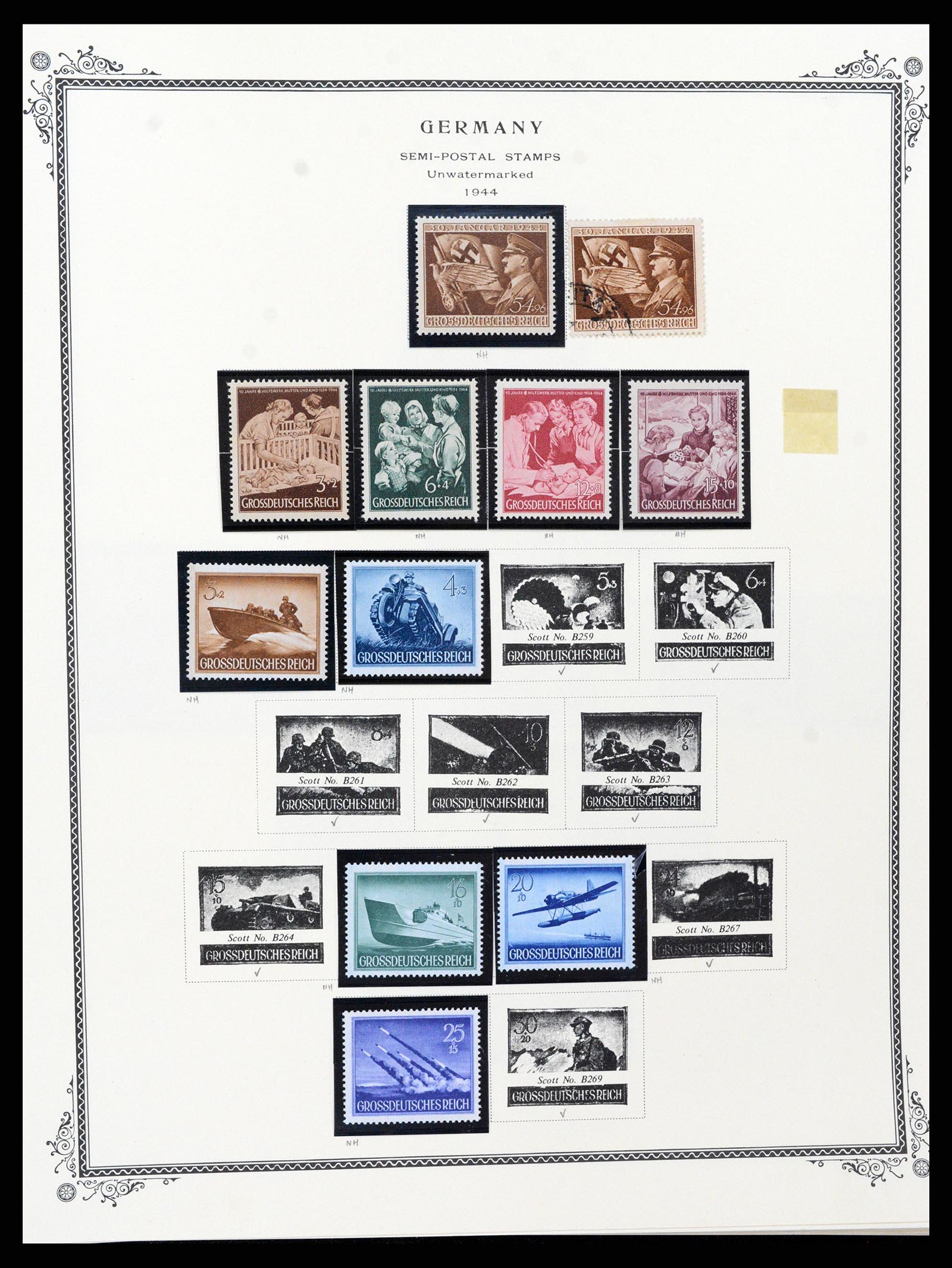 37635 126 - Postzegelverzameling 37635 Duitsland 1872-1968.
