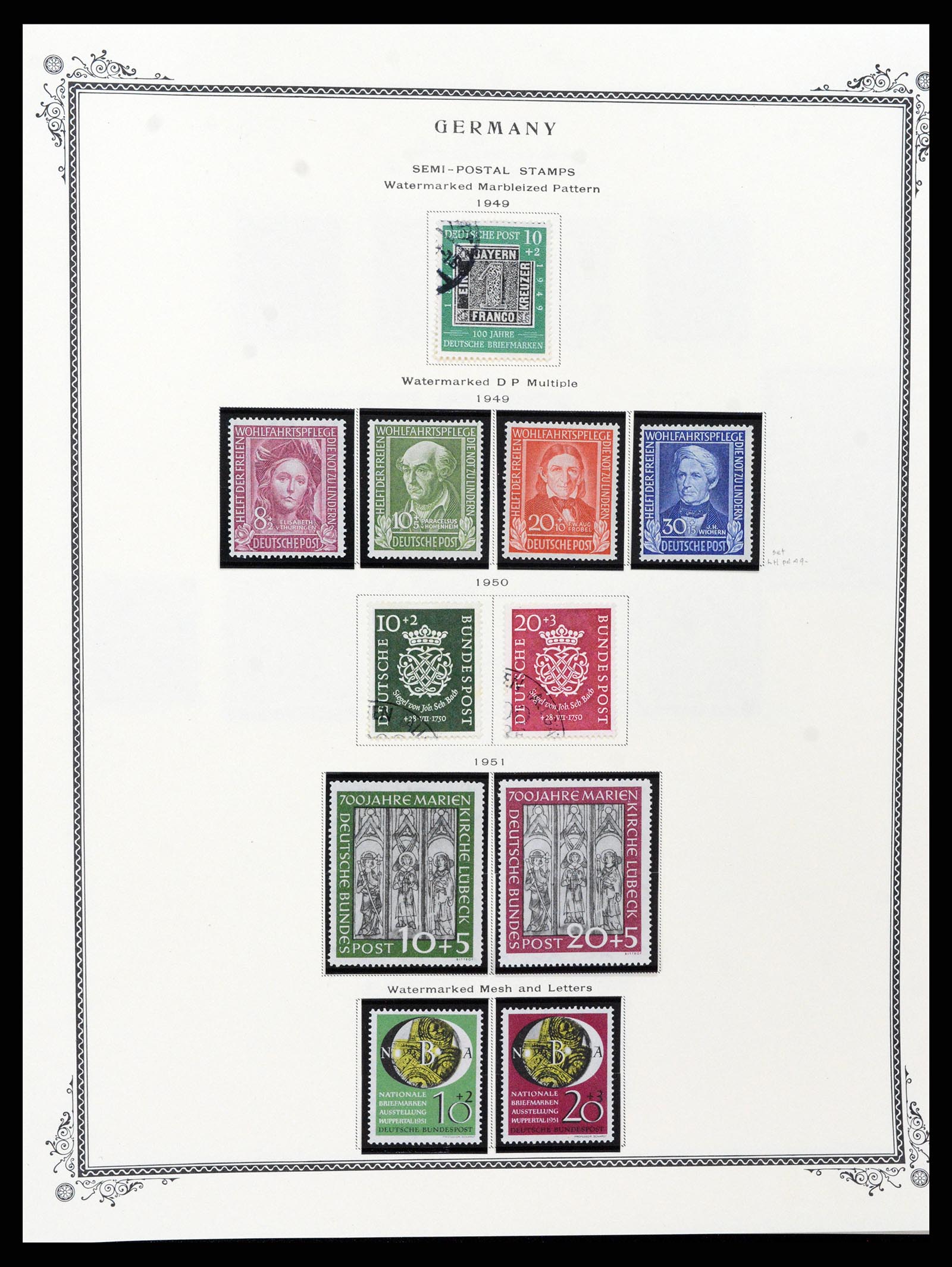 37635 132 - Postzegelverzameling 37635 Duitsland 1872-1968.