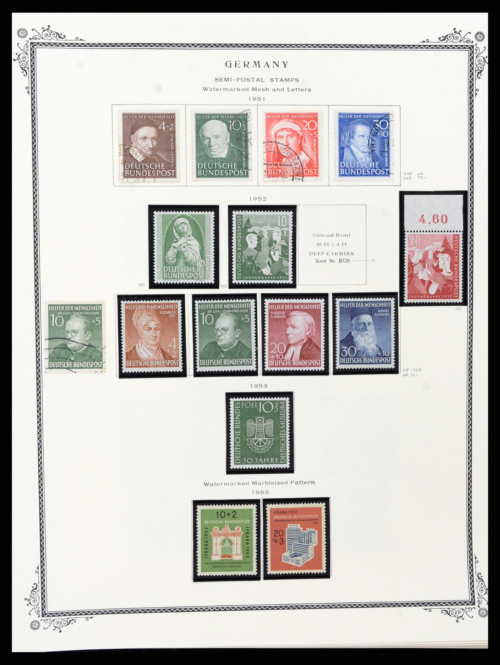 37635 133 - Postzegelverzameling 37635 Duitsland 1872-1968.