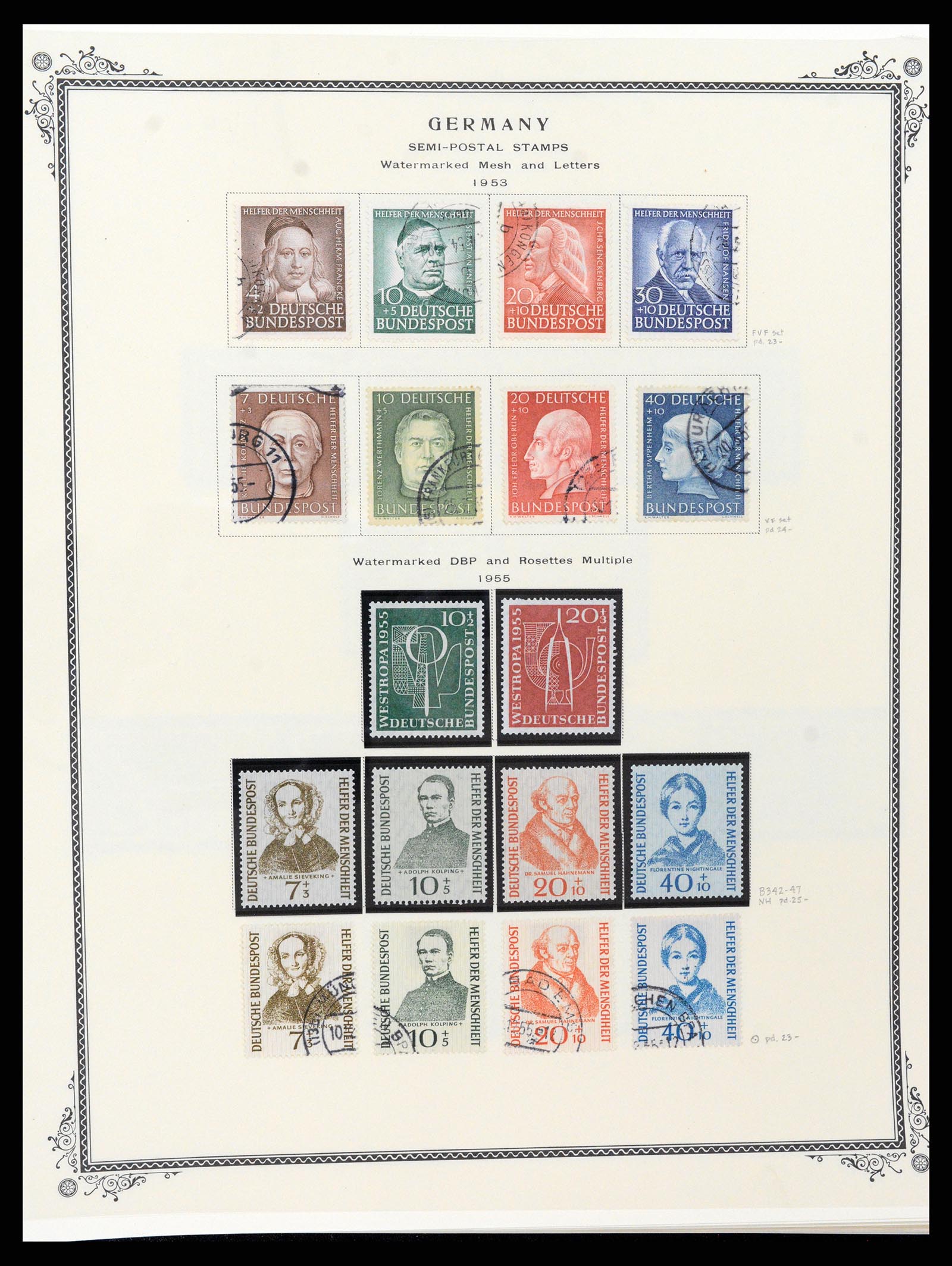 37635 134 - Postzegelverzameling 37635 Duitsland 1872-1968.